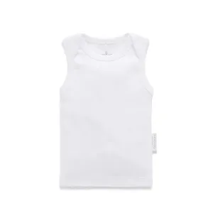 2 Pack Premie Singlet - White