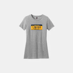 2023 Lin Fam License Plate Ladies Crew