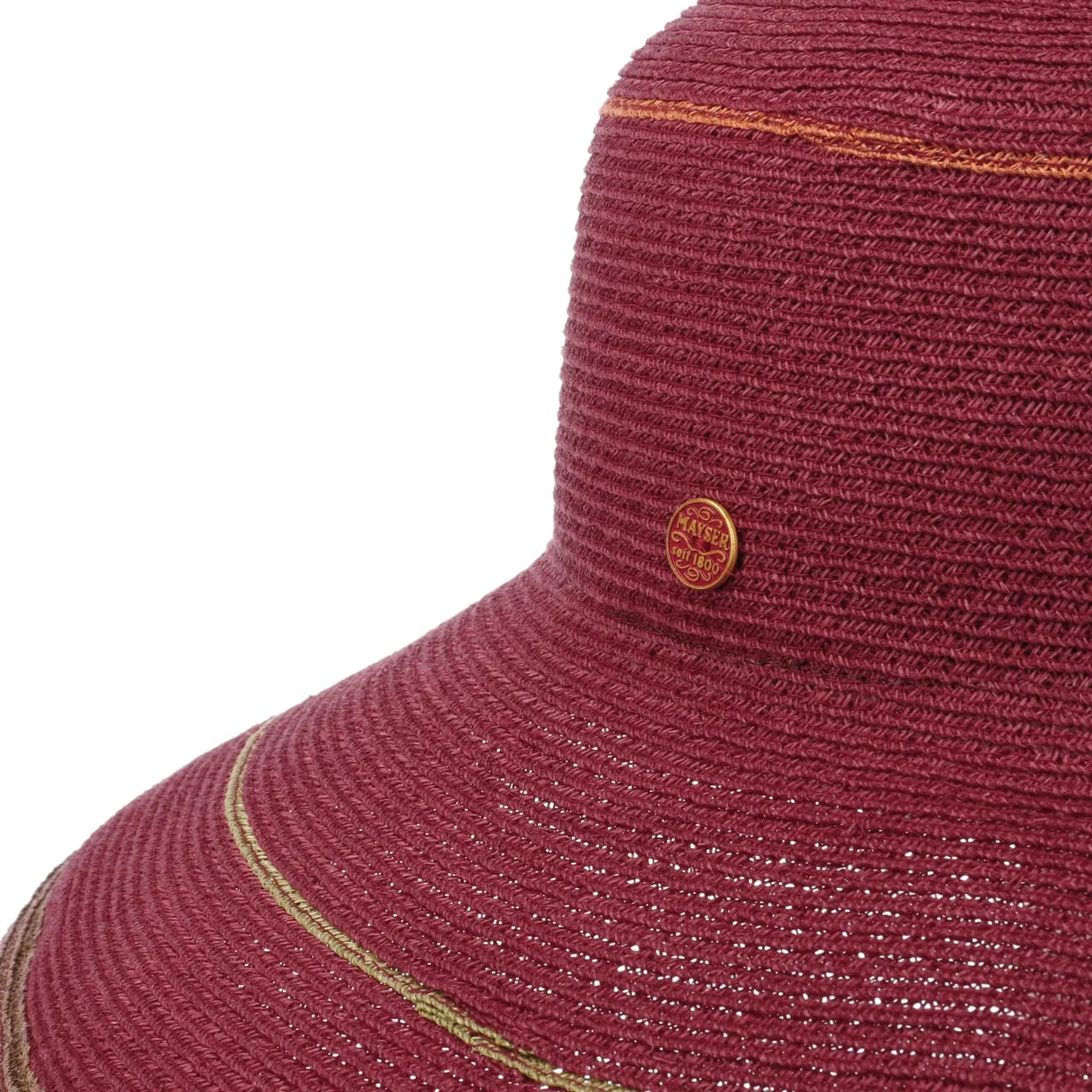 Alba Stripes Hemp Hat by Mayser