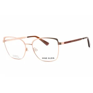 Anne Klein Women's Eyeglasses - Rose Gold Cat Eye Full Rim Metal Frame | AK5094 770