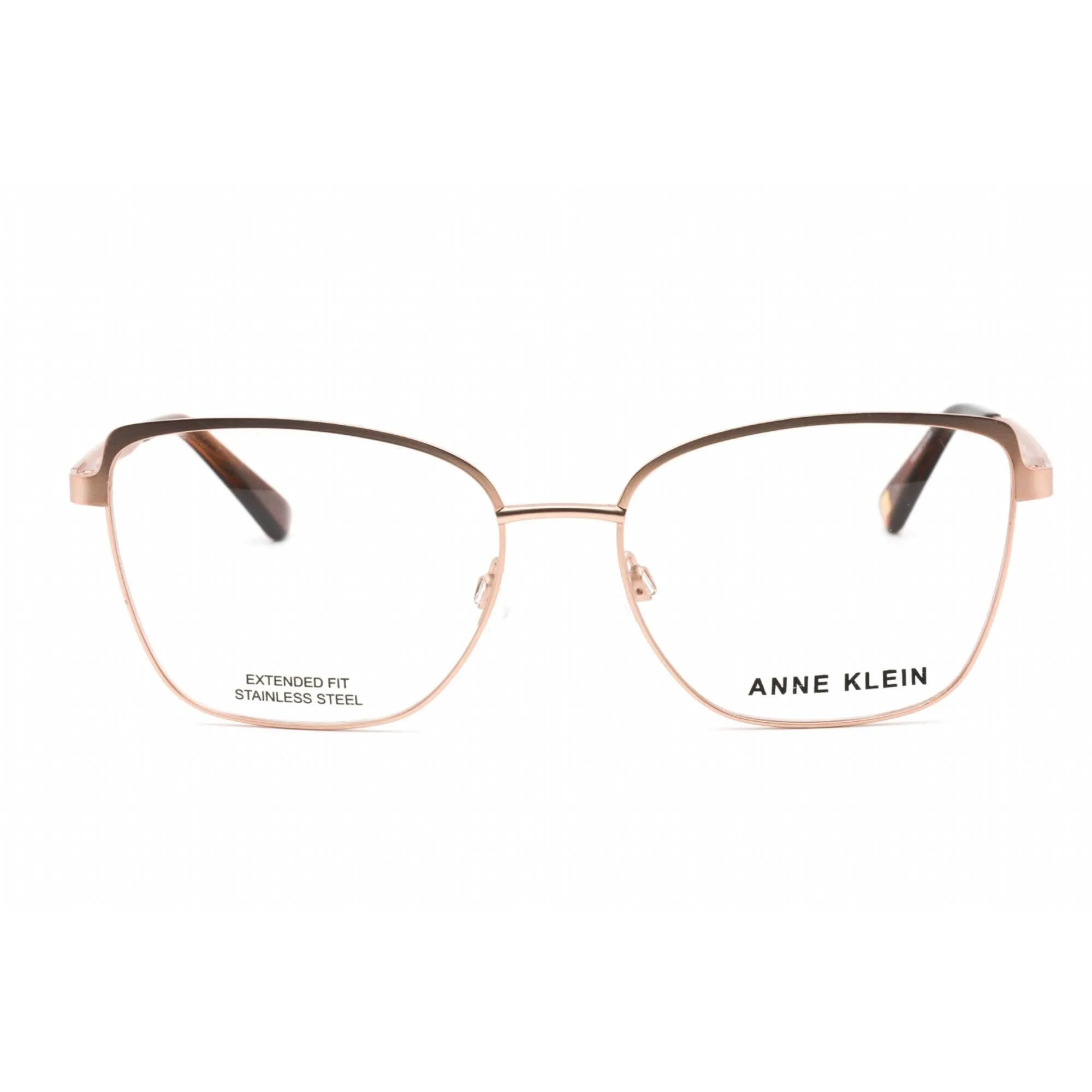 Anne Klein Women's Eyeglasses - Rose Gold Cat Eye Full Rim Metal Frame | AK5094 770