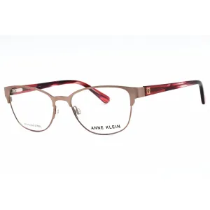 Anne Klein Women's Eyeglasses - Rose Gold Metal Full Rim Oval Shape Frame | AK5087 780