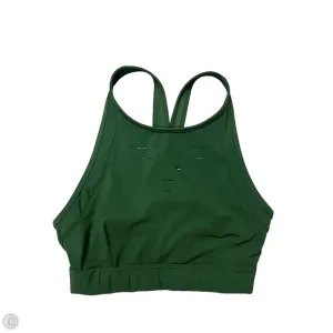 Athletic Bra By Alo In Green, Size: Xs