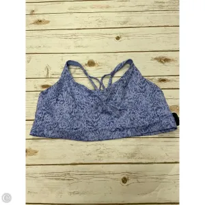 Athletic Bra By Athleta In Blue, Size: 3x