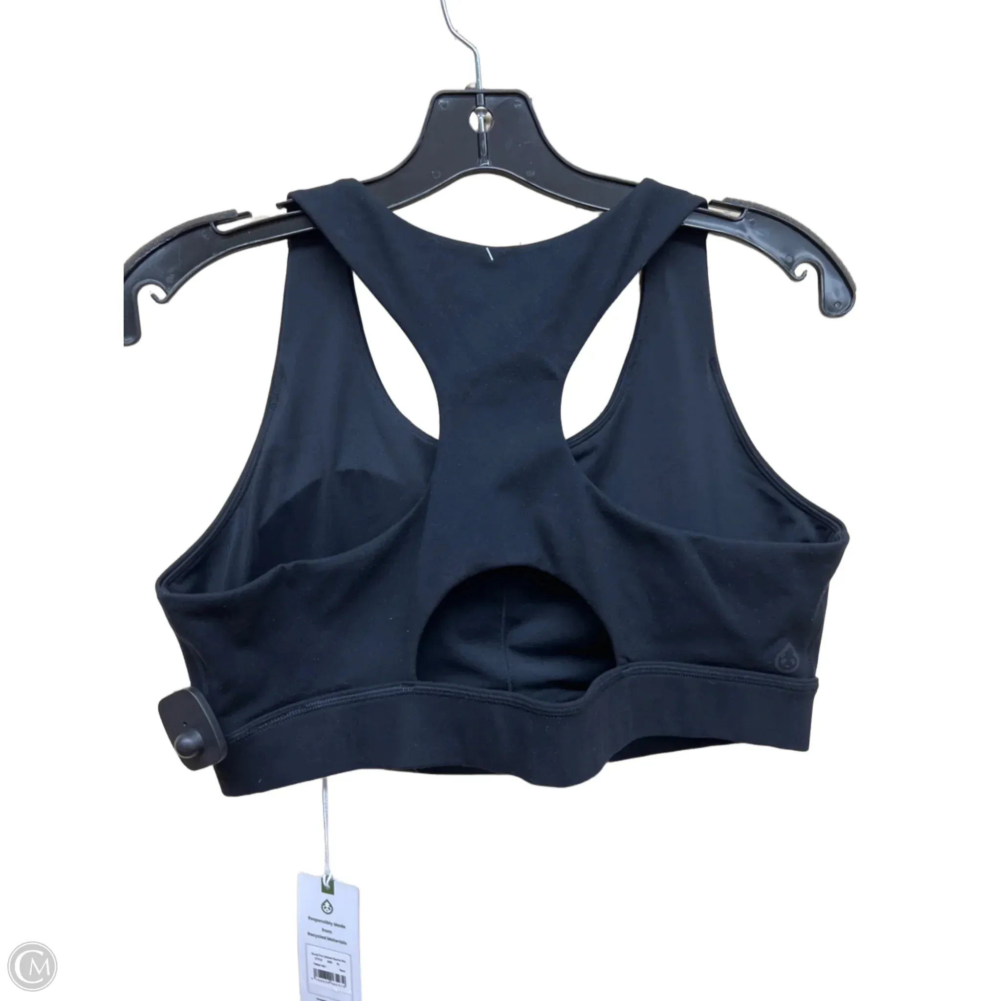 Athletic Bra By Clothes Mentor In Black, Size: Xl