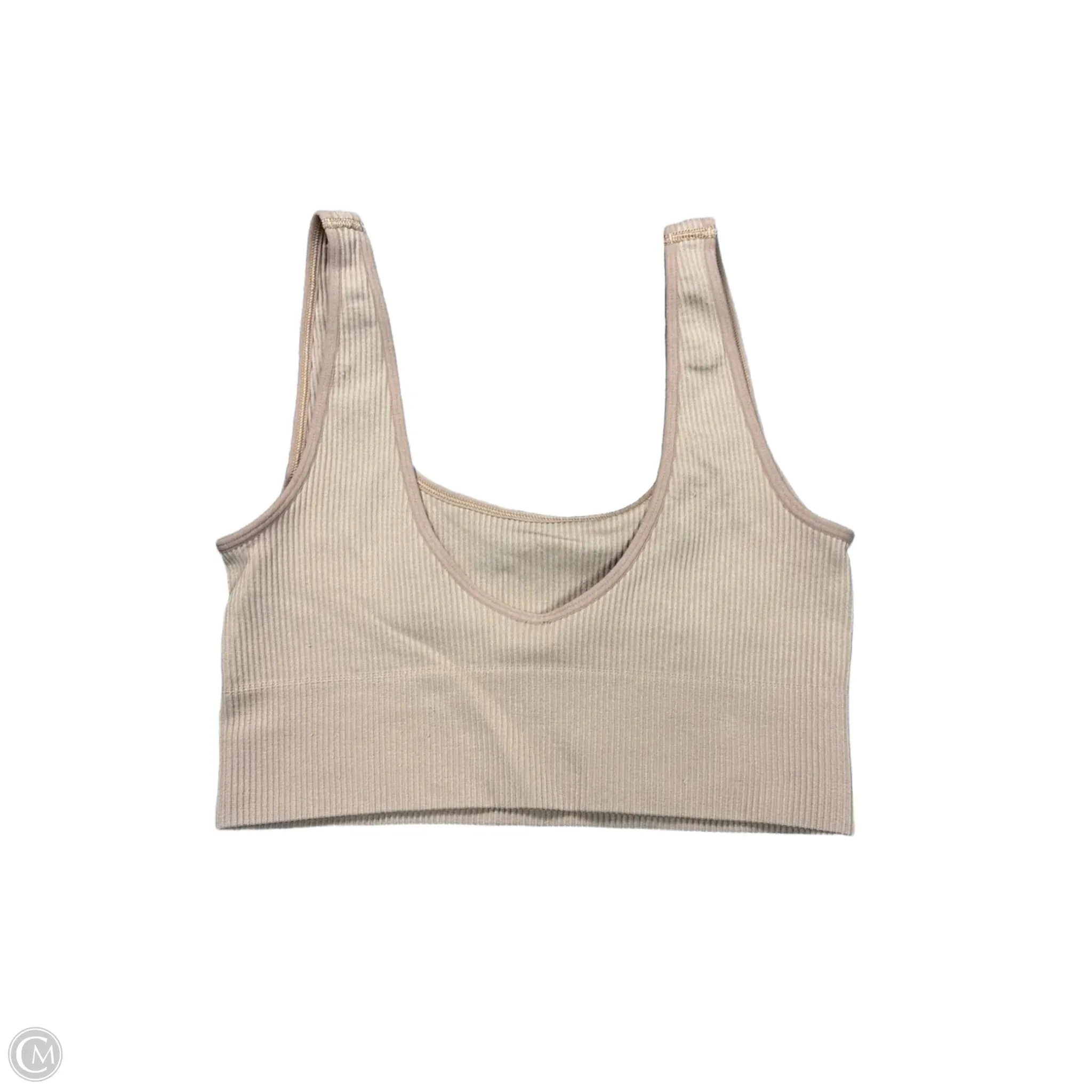 Athletic Bra By Gap In Tan, Size: M