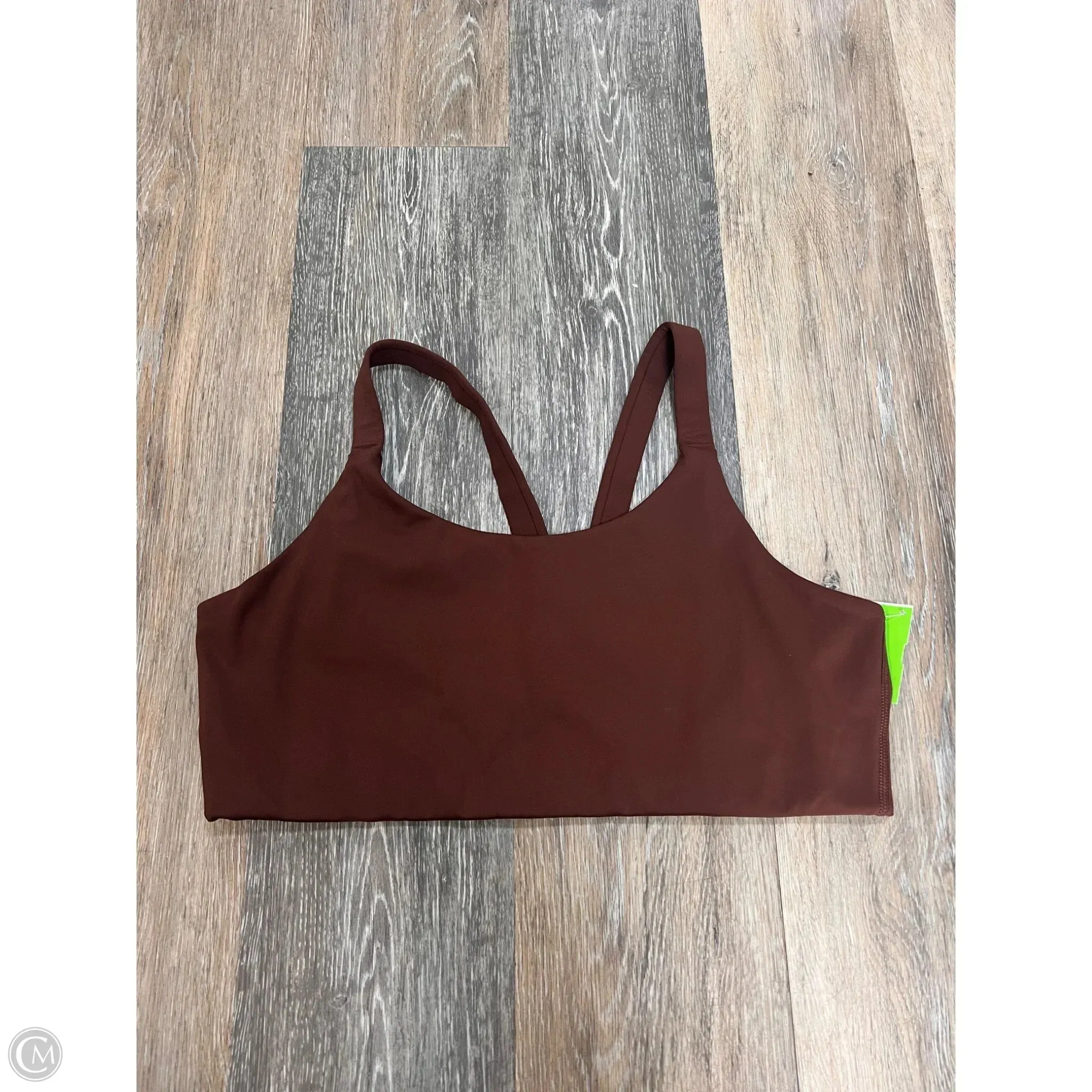 Athletic Bra By Girlfriend Collective In Brown, Size: Xl