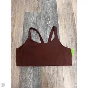 Athletic Bra By Girlfriend Collective In Brown, Size: Xl
