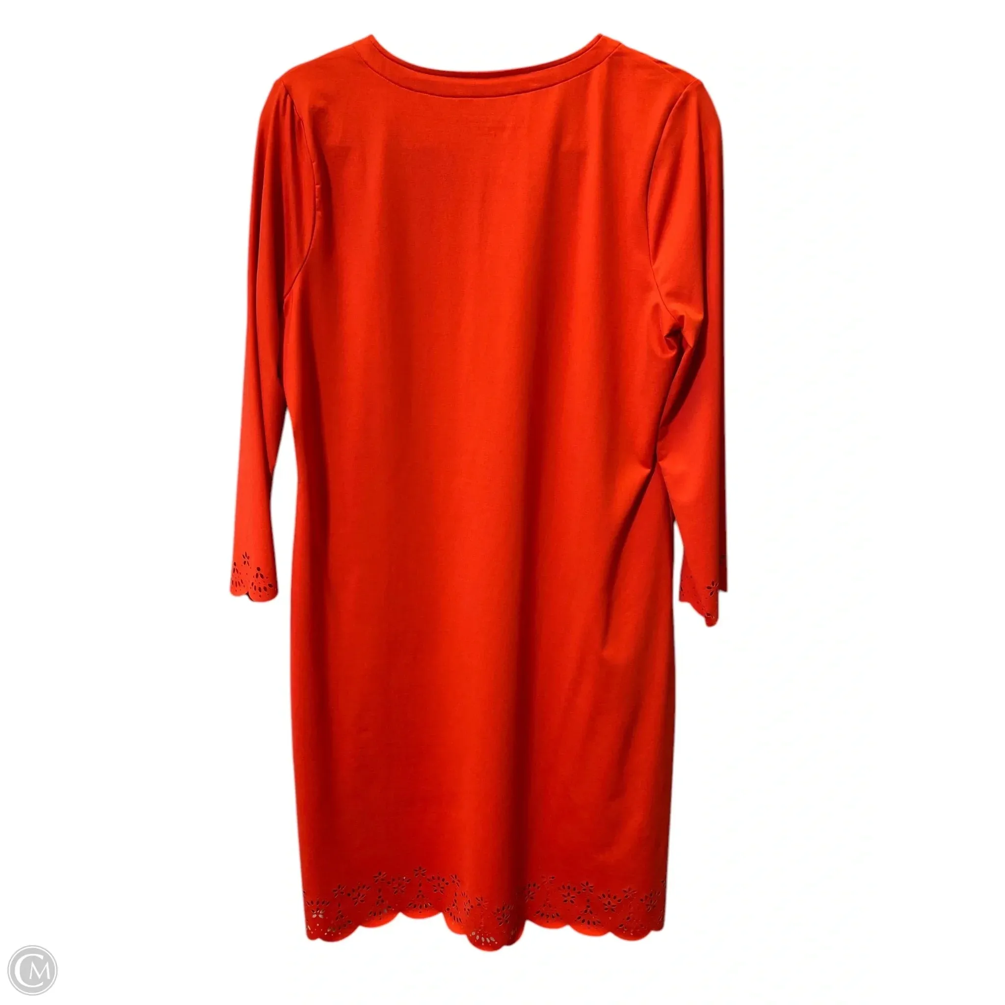 Athletic Dress By Lands End In Orange, Size: L