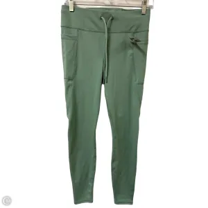 Athletic Leggings By Danskin In Green, Size: M