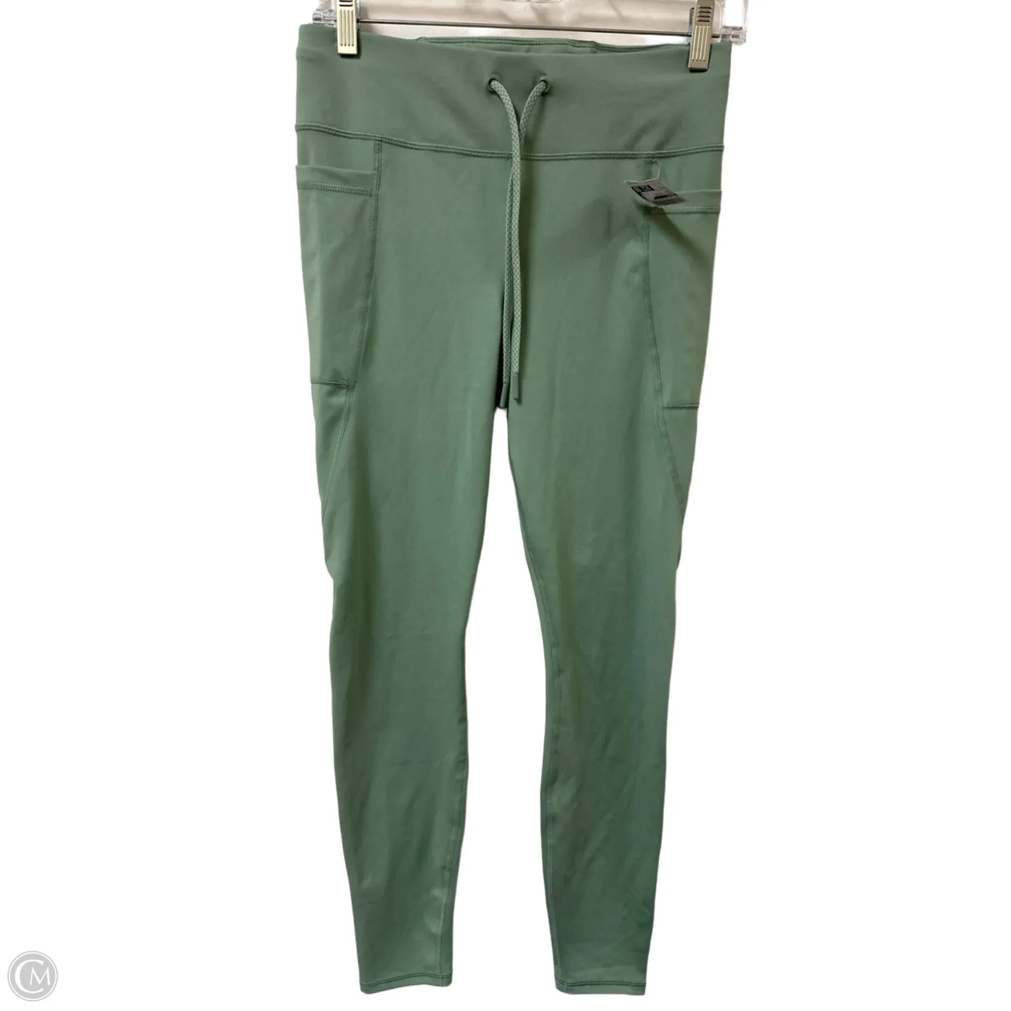 Athletic Leggings By Danskin In Green, Size: M