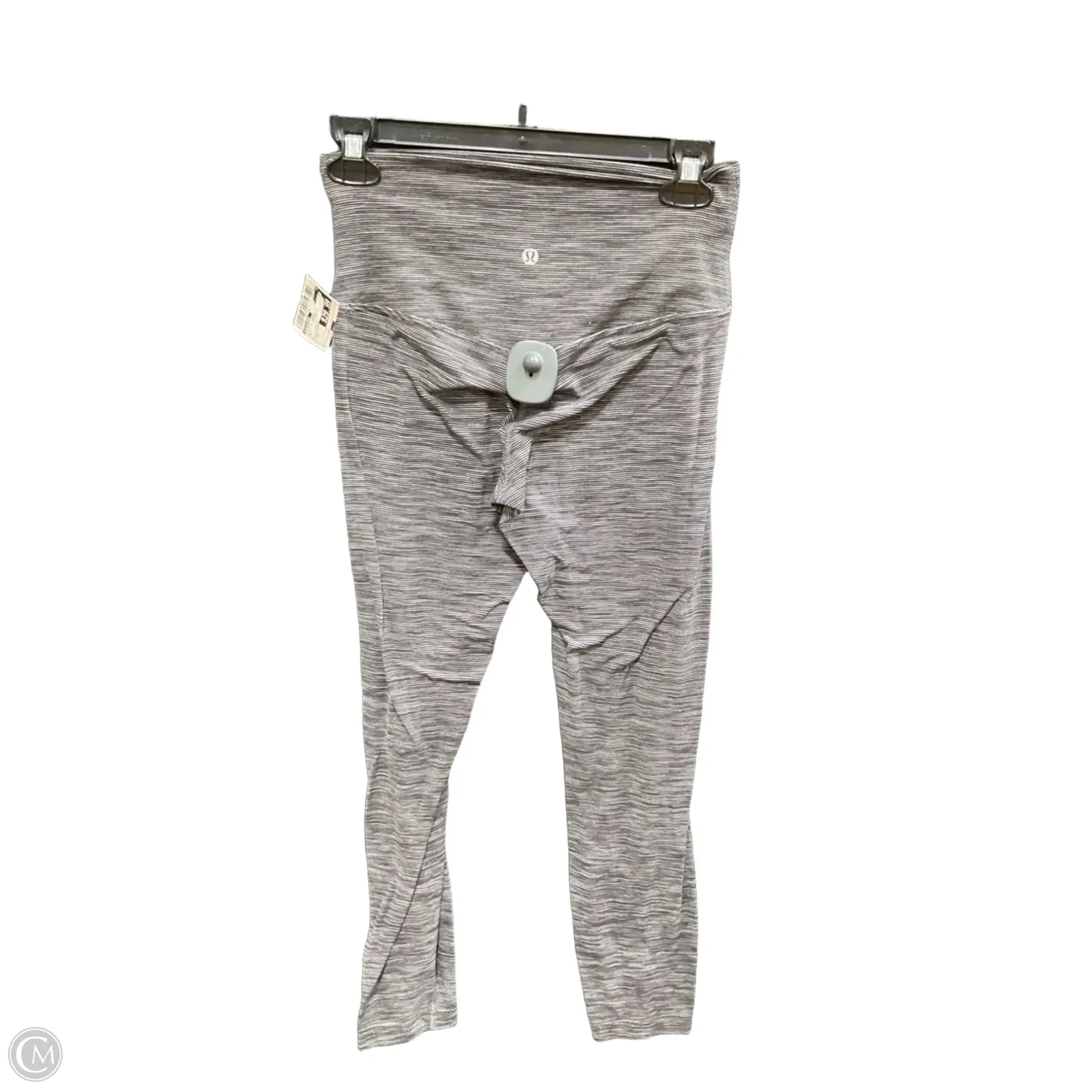 Athletic Leggings By Lululemon In Grey, Size: S