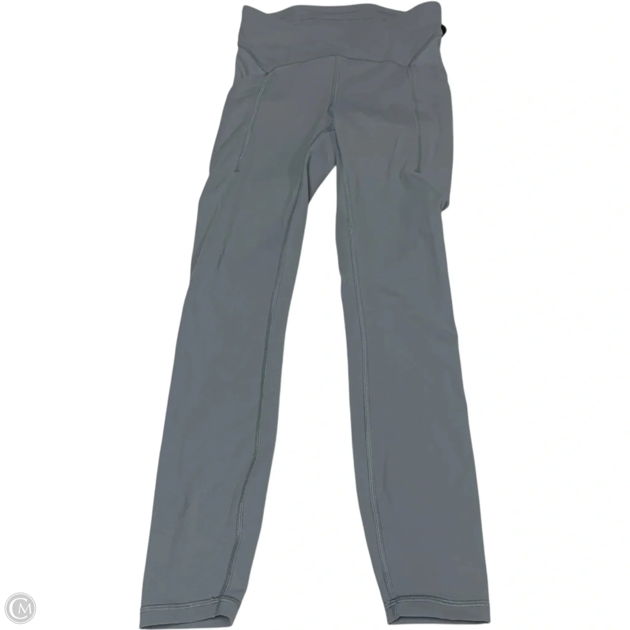 Athletic Leggings By Lululemon In Grey, Size: S
