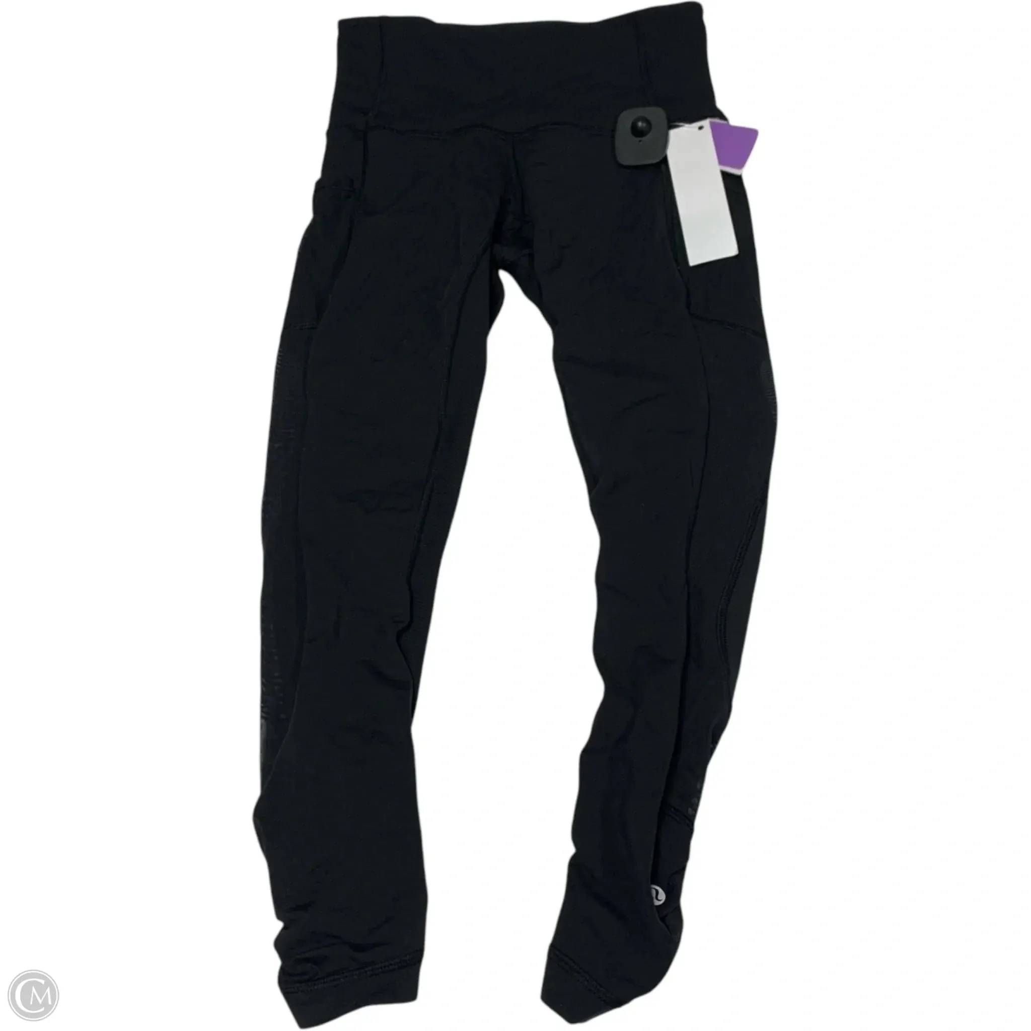 Athletic Leggings Capris By Lululemon In Black, Size: S