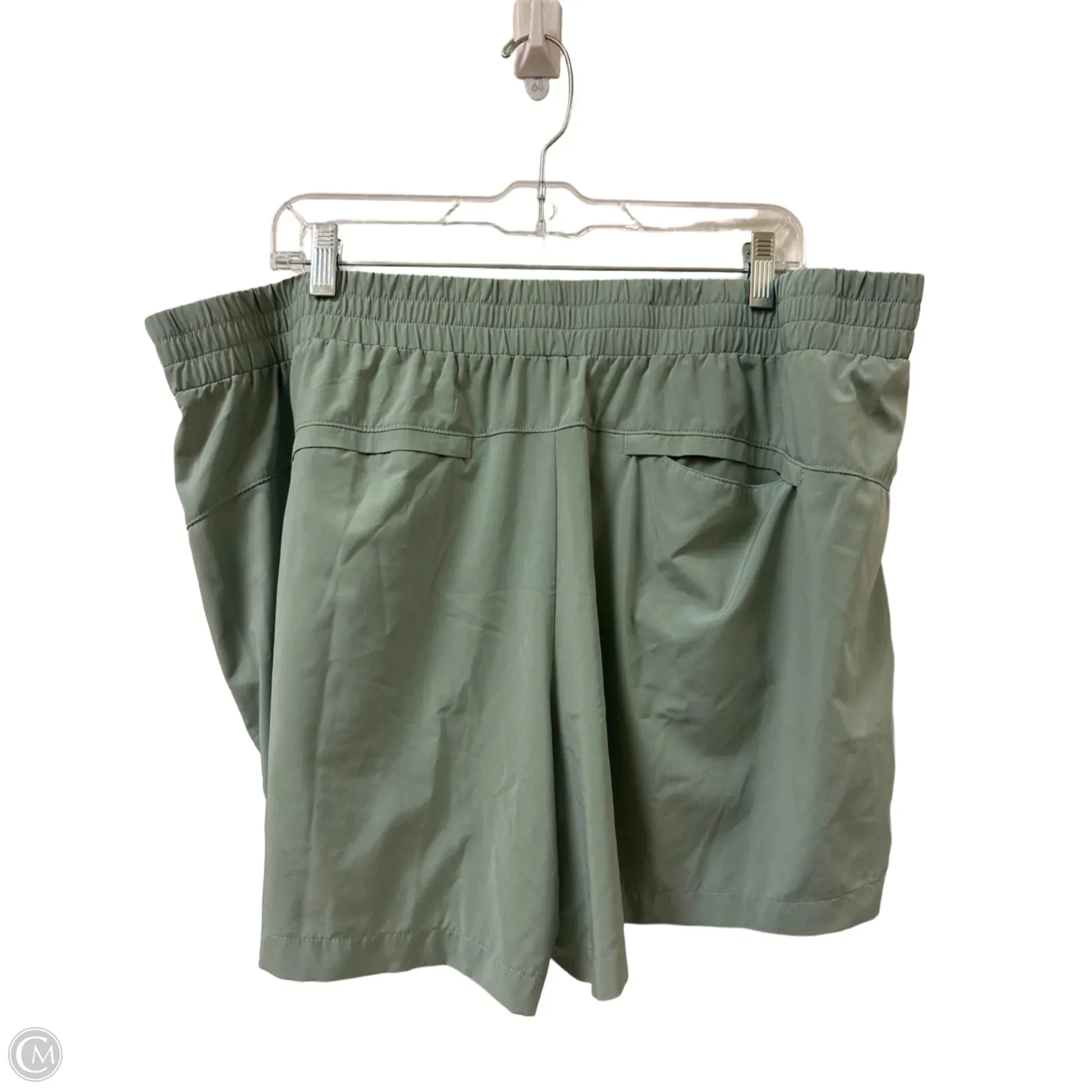 Athletic Shorts By Lands End In Green, Size: 2x