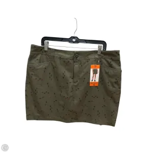 Athletic Skort By Eddie Bauer In Green, Size: 16