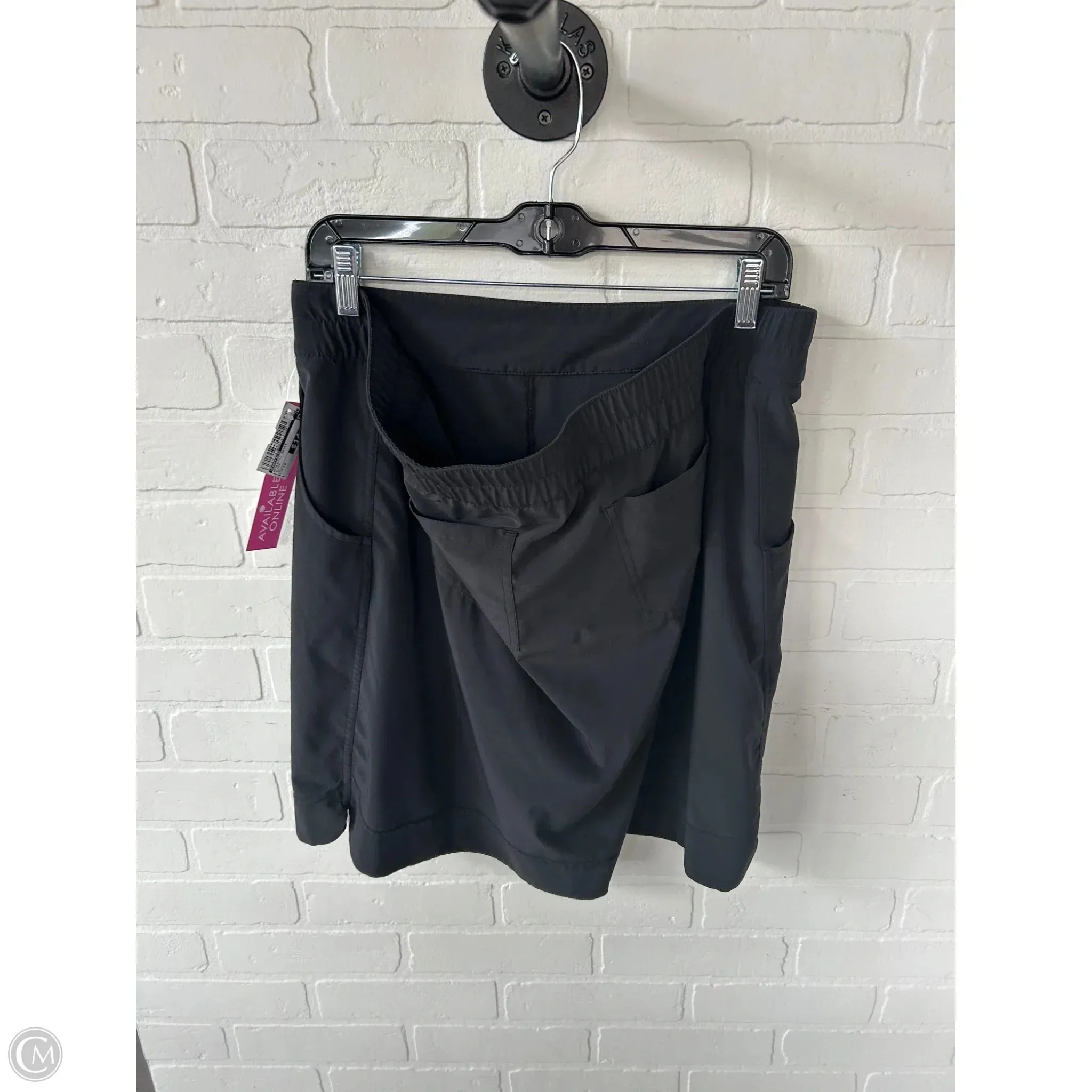 Athletic Skort By Exofficio In Black, Size: 14