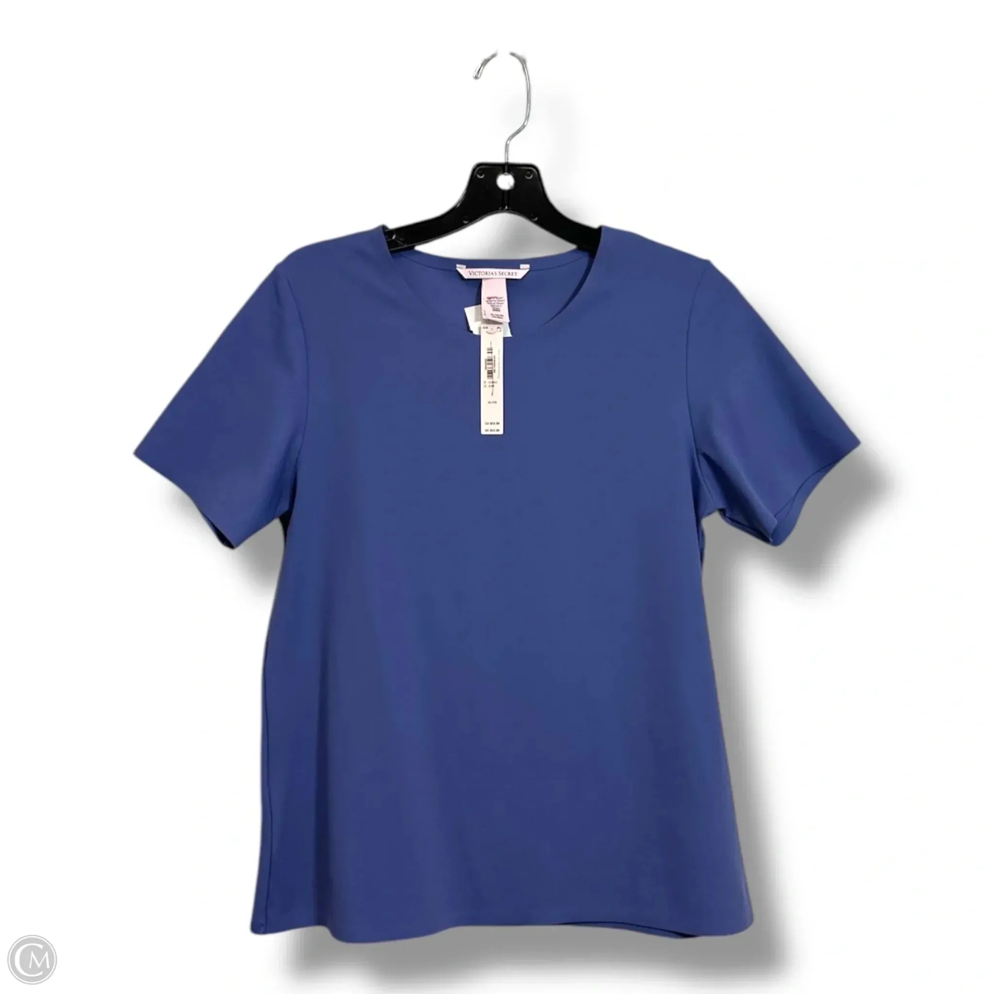Athletic Top Short Sleeve By Victorias Secret In Lavender, Size: Xl