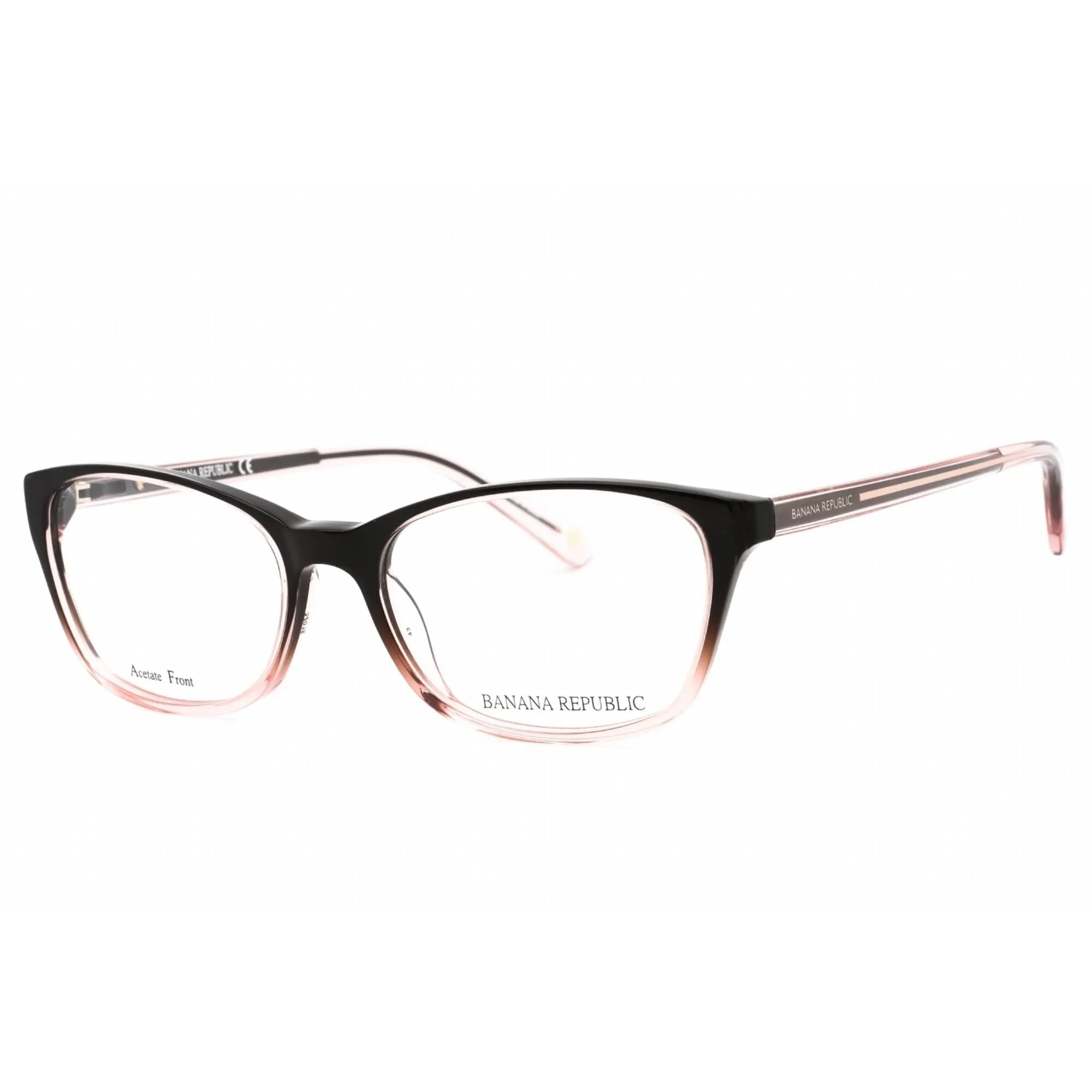 Banana Republic Women's Eyeglasses - Brown Pink Cat Eye Shape Frame | BR 204 0DQ2 00