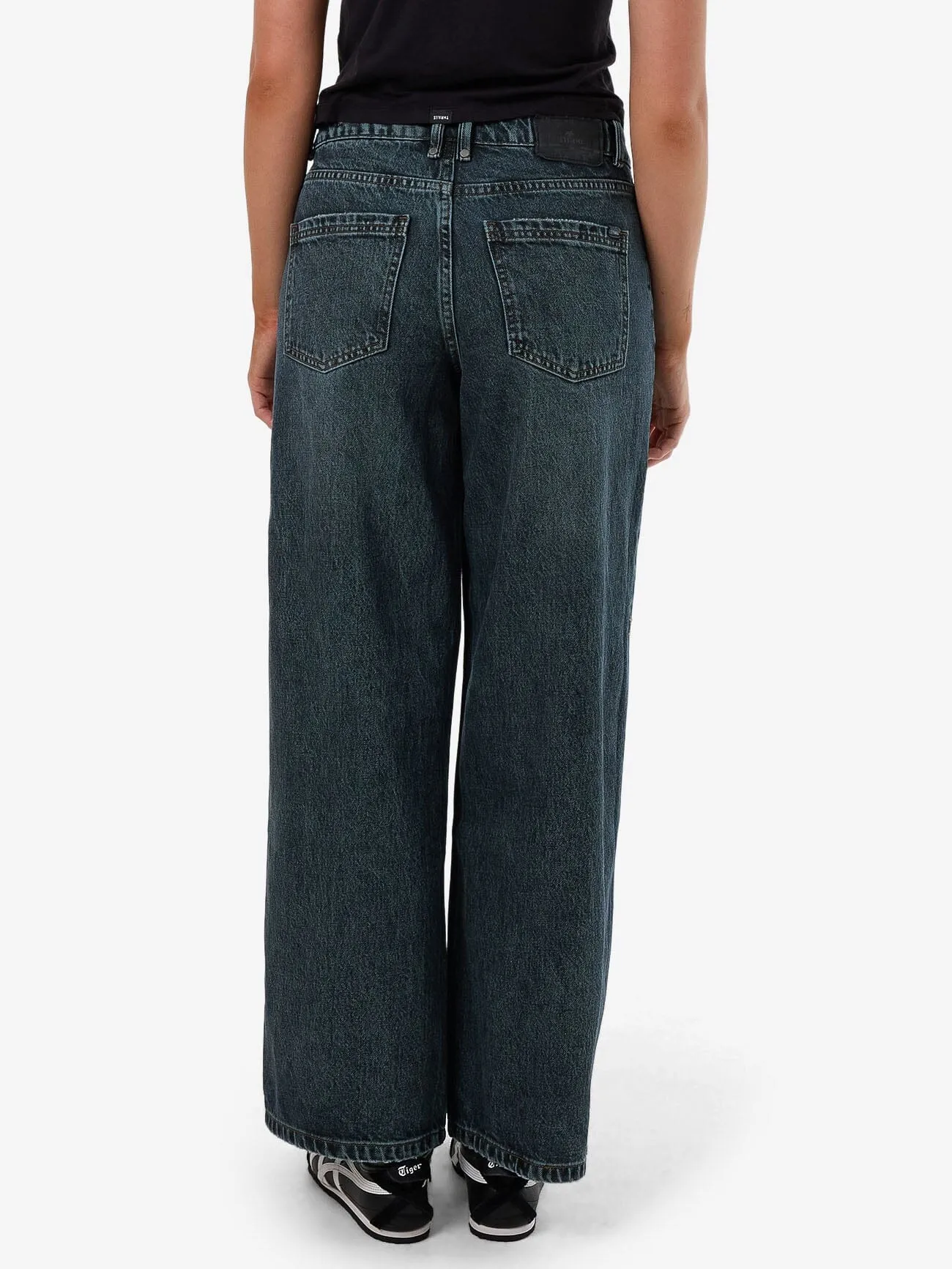 Billie Low Rise Baggy Jean - Metal Blue