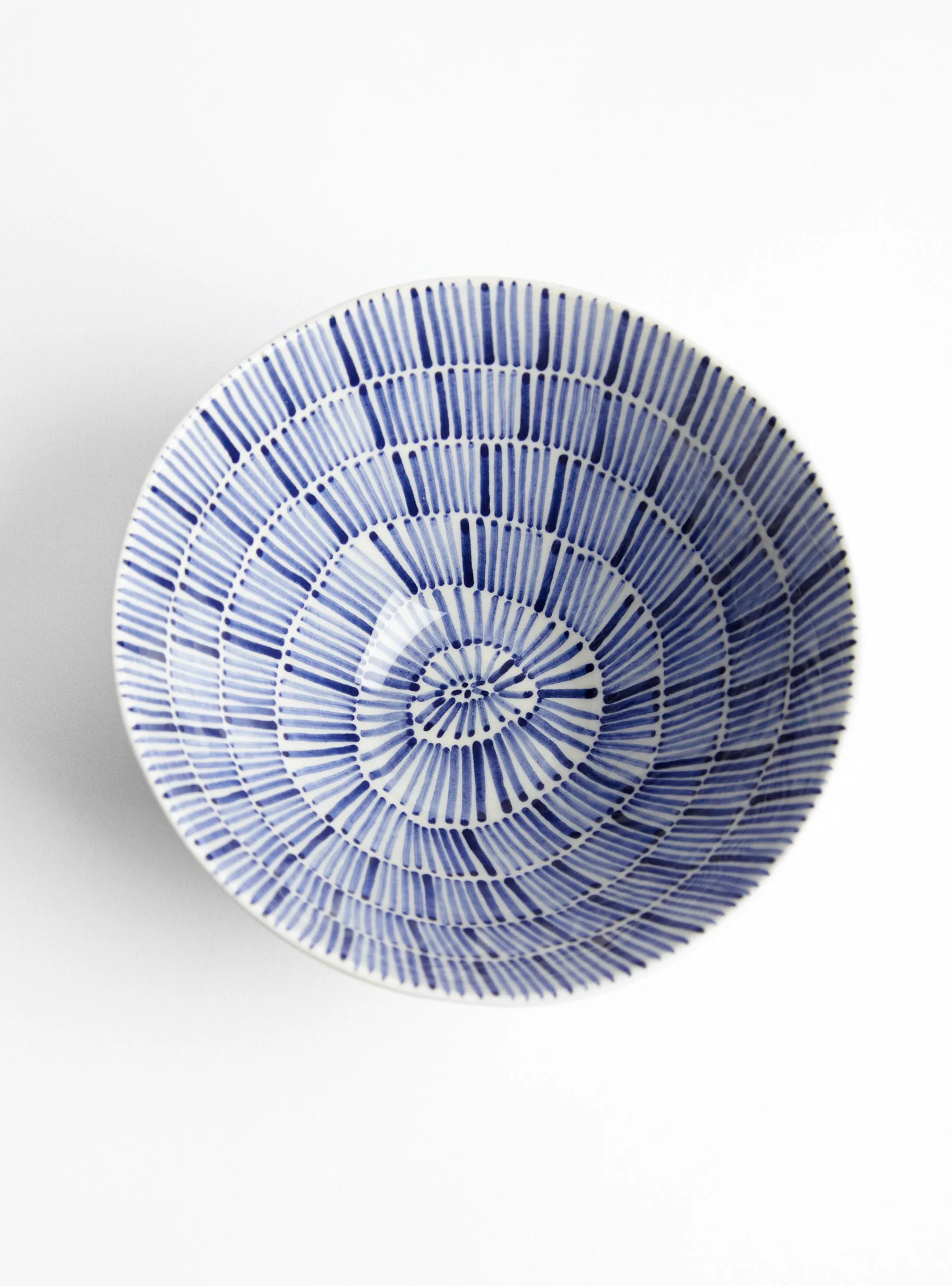 Bowl Blue Lines N16