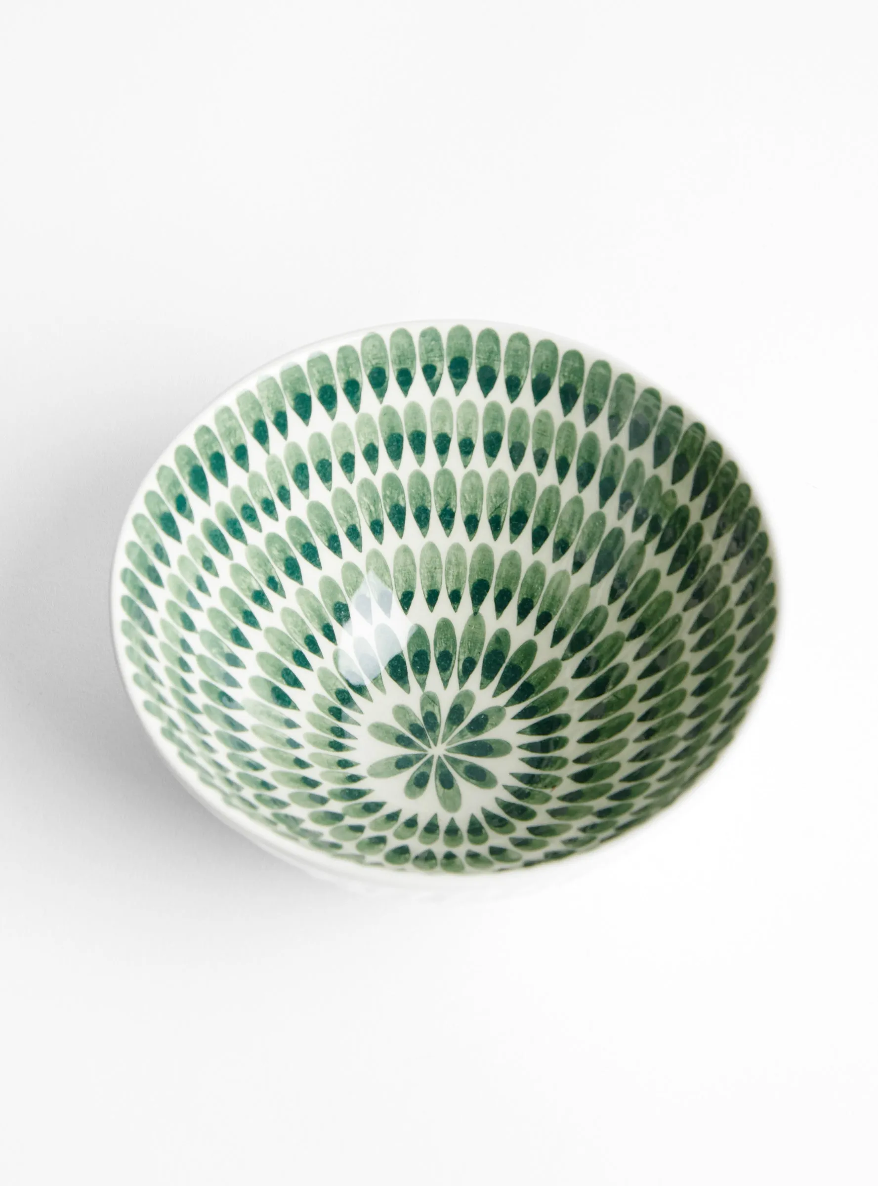 Bowl Green Drops N11