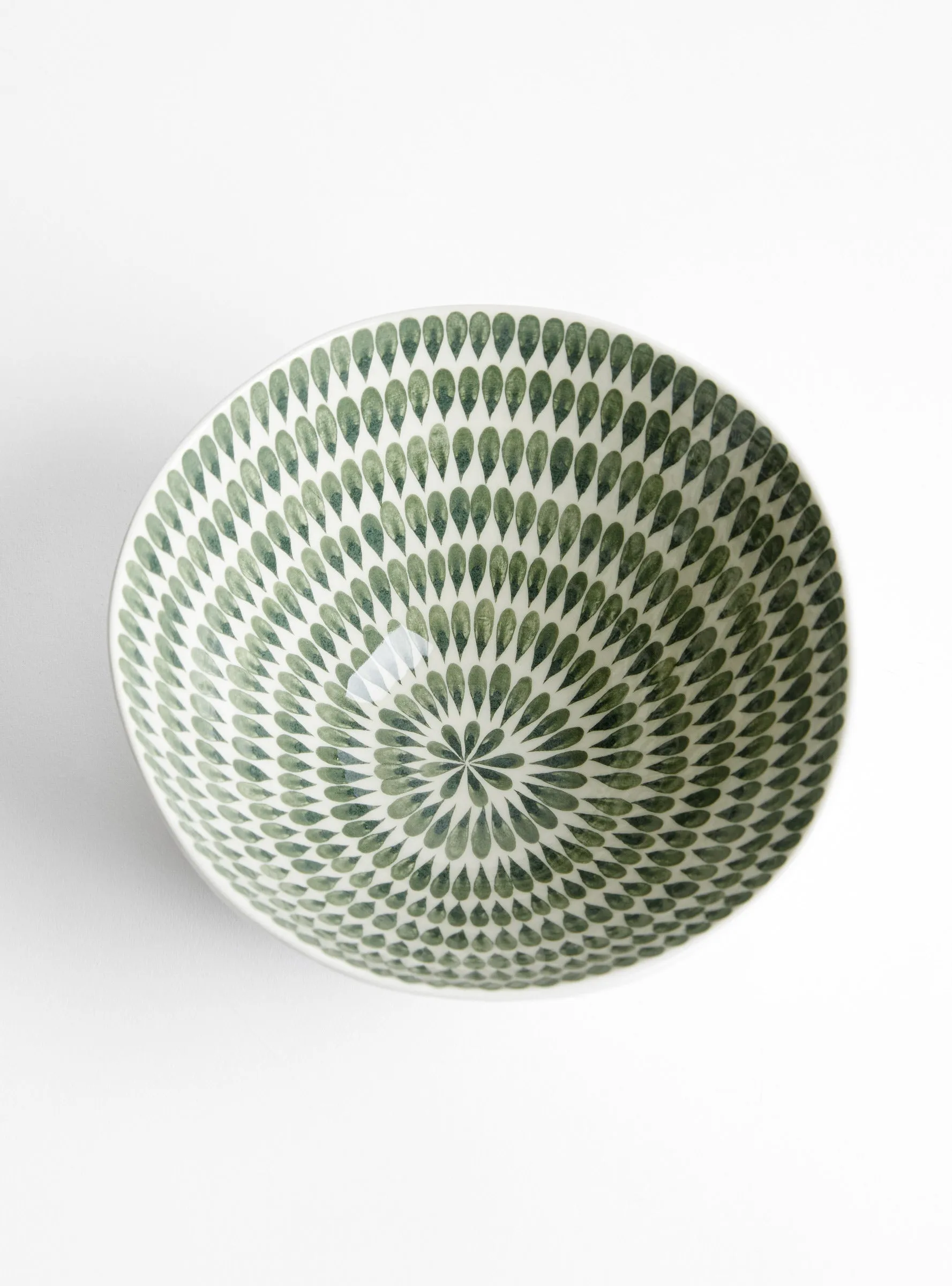 Bowl Green Drops N20
