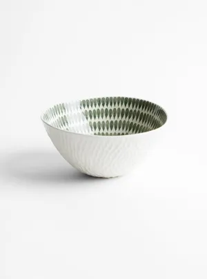 Bowl Green Drops N20