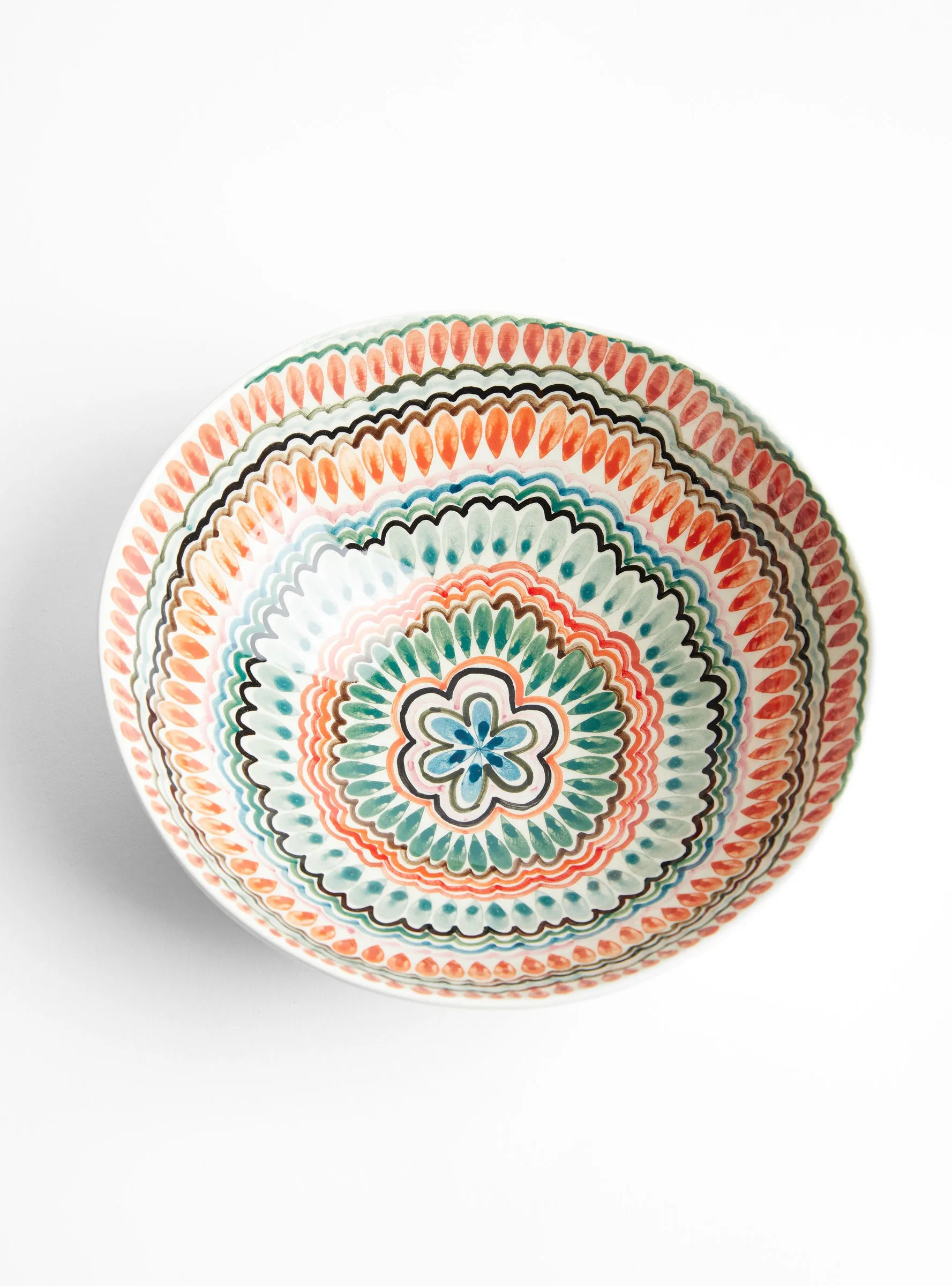 Bowl Multicolour Floral N21
