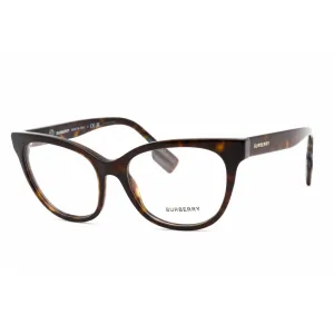 Burberry Women's Eyeglasses - Full Rim Dark Havana/Check Brown Frame | 0BE2375 3002