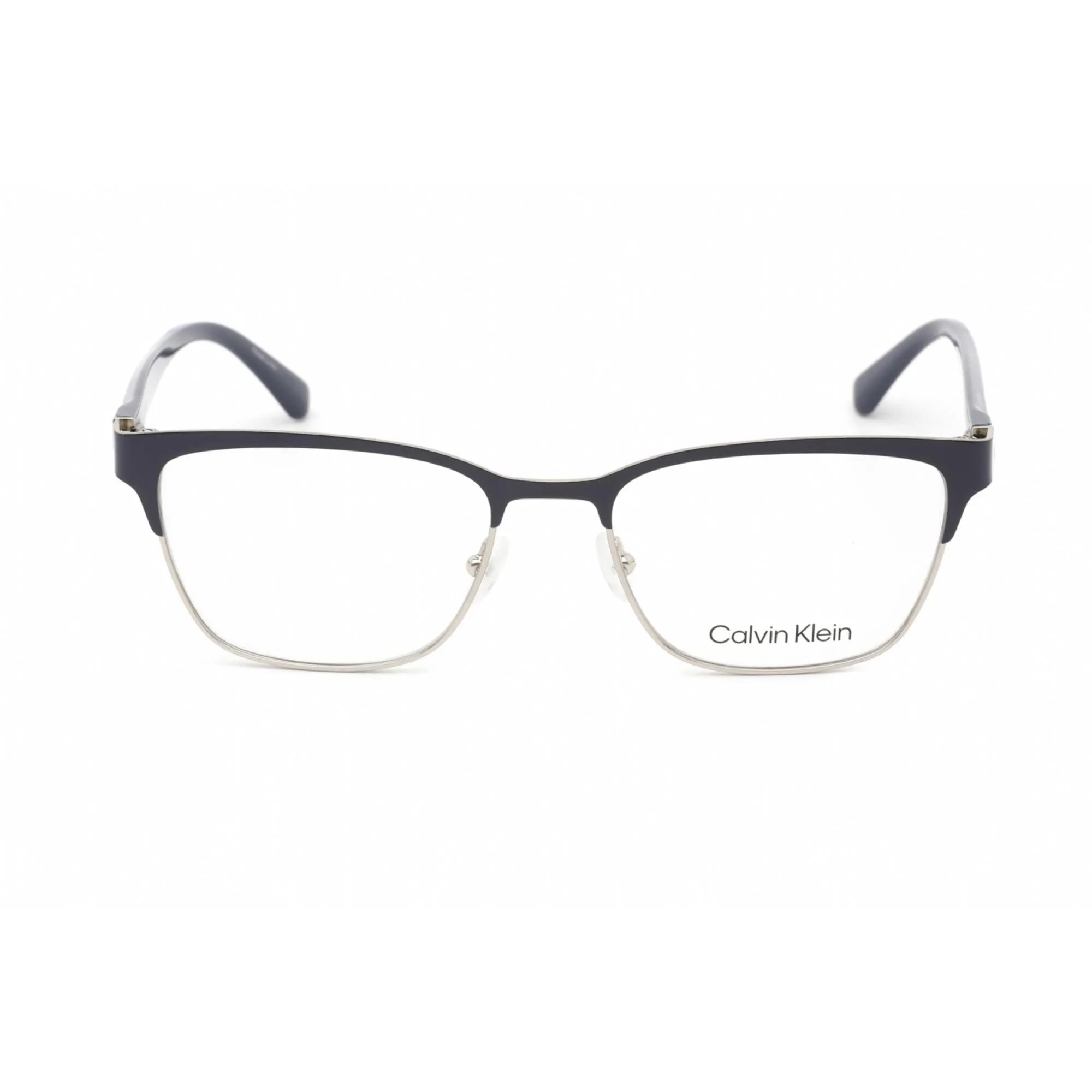 Calvin Klein Women's Eyeglasses - Full Rim Rectangular Blue Metal Frame | CK21125 438