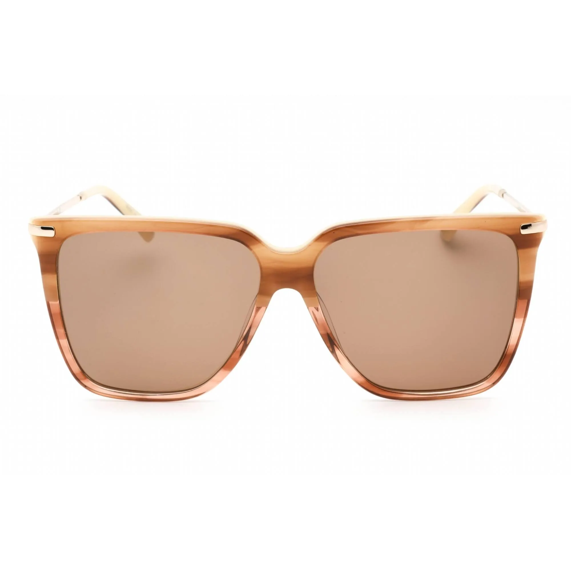Calvin Klein Women's Sunglasses - Striped Brown Square Frame Brown Lens | CK22531S 240