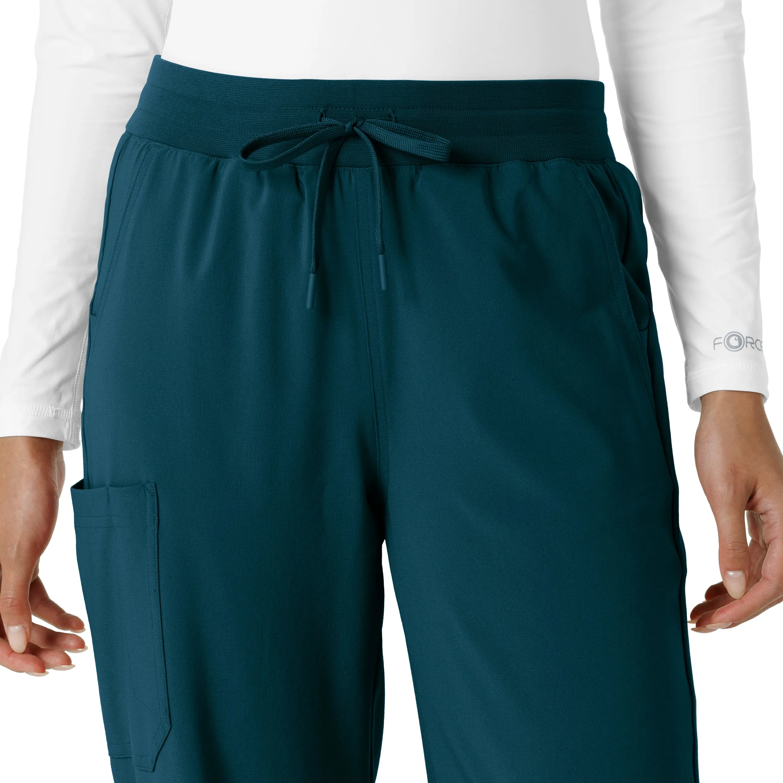 Carhartt Force Cross-Flex Women's Boot Cut Scrub Pant - Caribbean