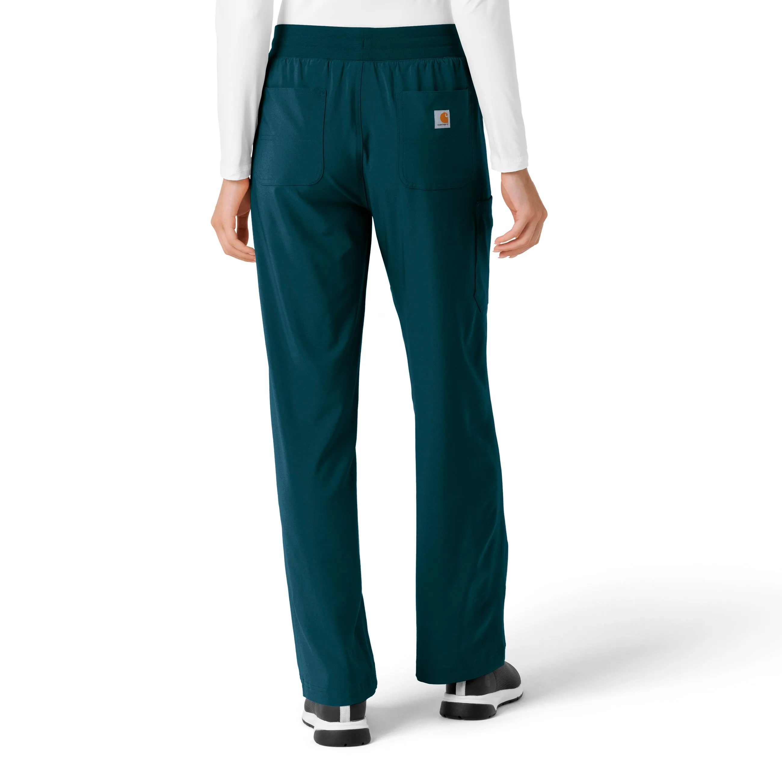 Carhartt Force Cross-Flex Women's Boot Cut Scrub Pant - Caribbean