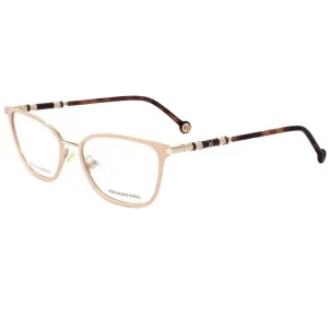 Carolina Herrera Women's Eyeglasses - Demo Lens Gold Nude Rectangular | CH 0031 0BKU