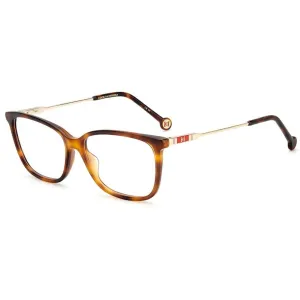 Carolina Herrera Women's Eyeglasses - Havana Rectangular Full Rim Frame | CH 0072 005L