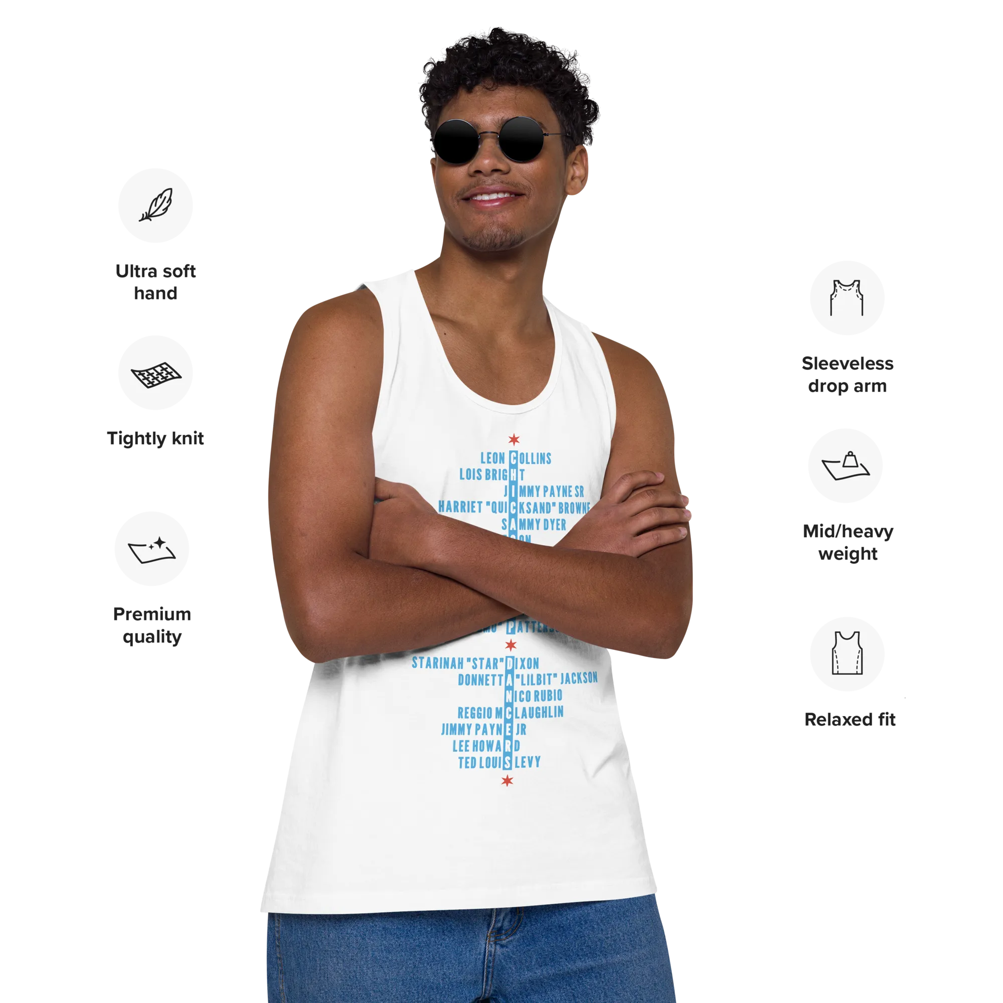 Chi Tap Dancers (White Tank)