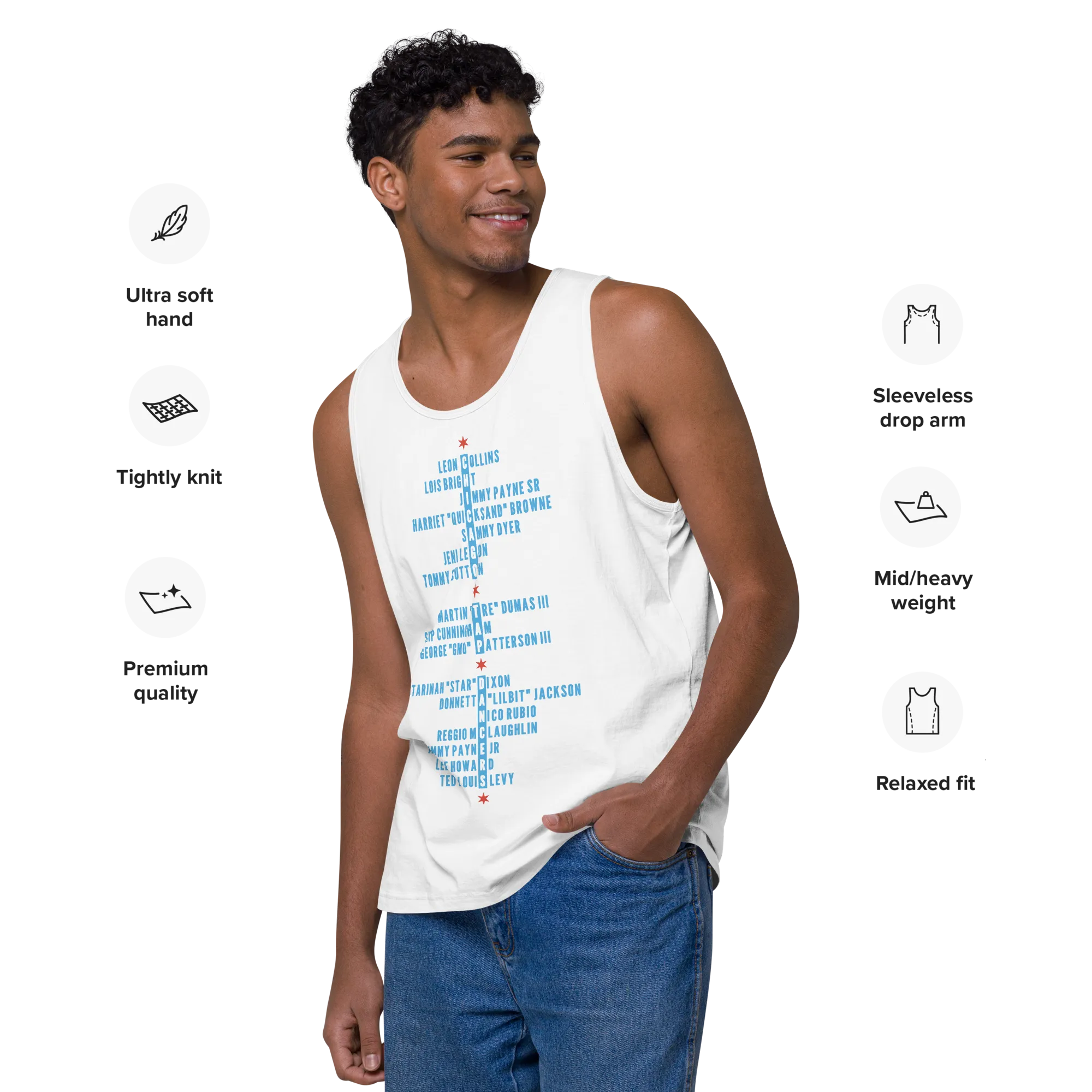 Chi Tap Dancers (White Tank)