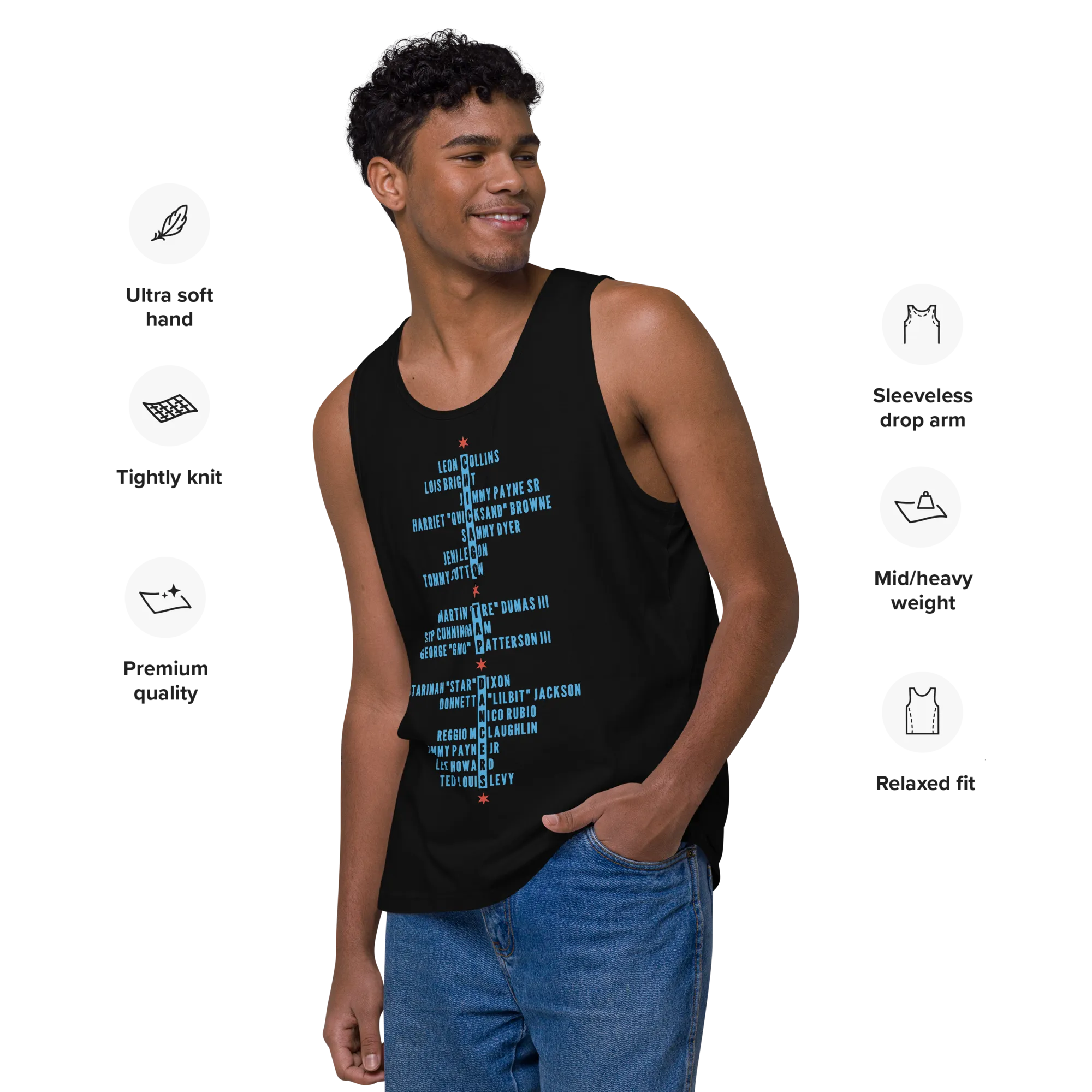 Chi Tap Dancers (White Tank)