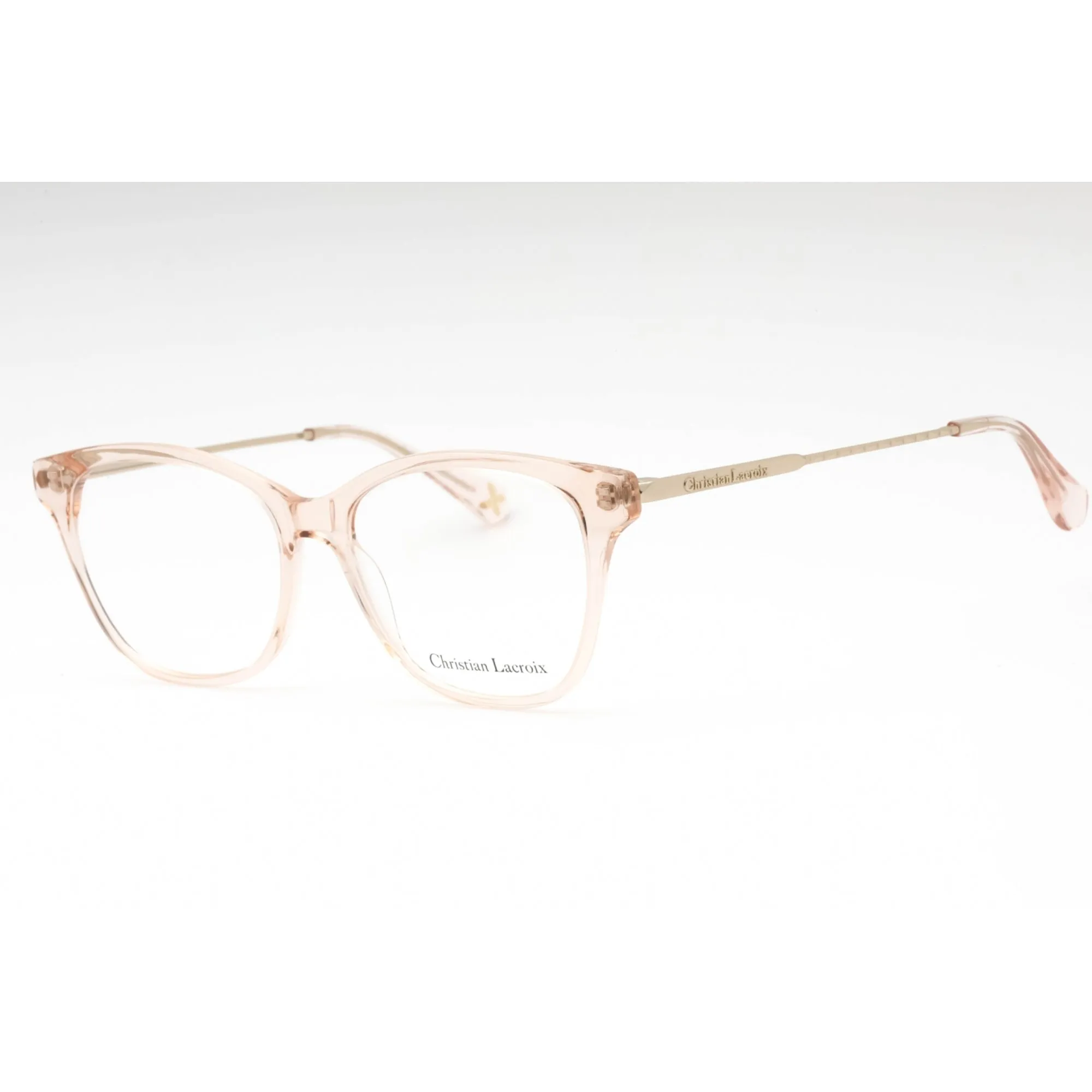 Christian Lacroix Women's Eyeglasses - Peach Plastic Cat Eye Full Rim | CL1111 405