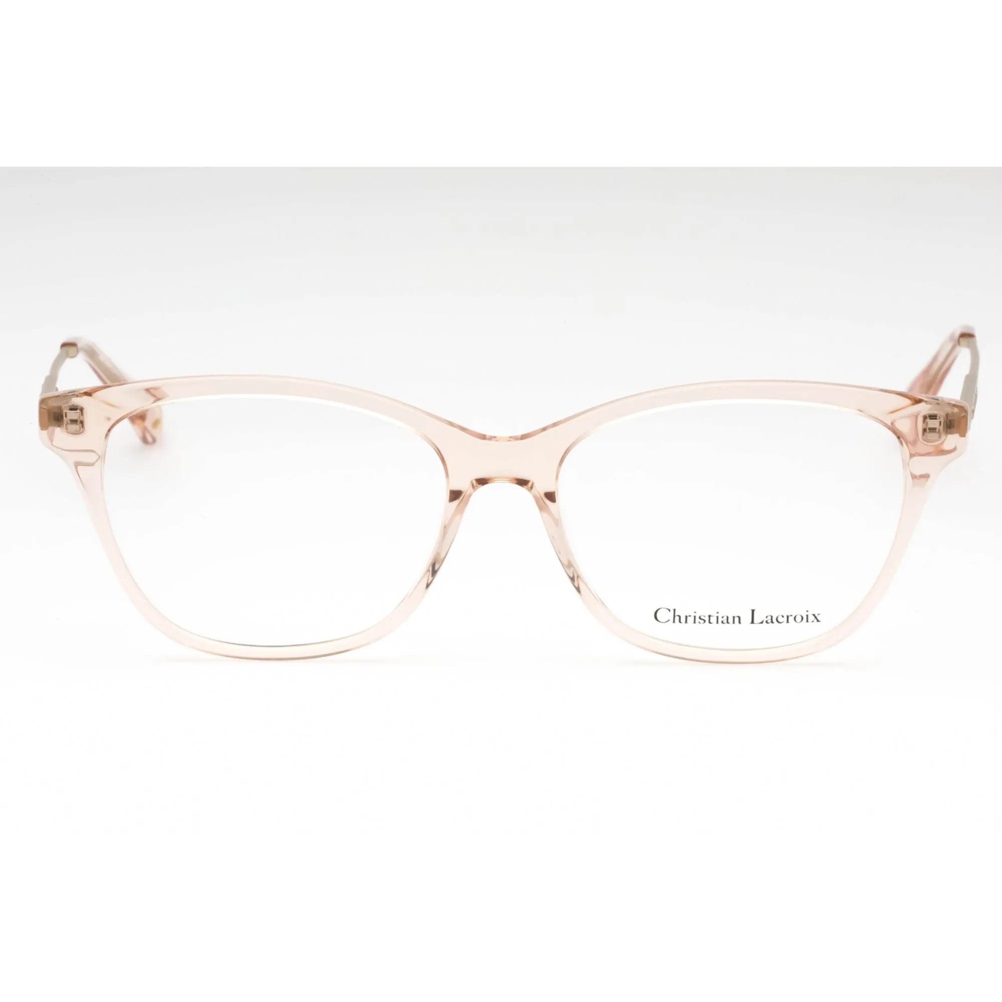 Christian Lacroix Women's Eyeglasses - Peach Plastic Cat Eye Full Rim | CL1111 405