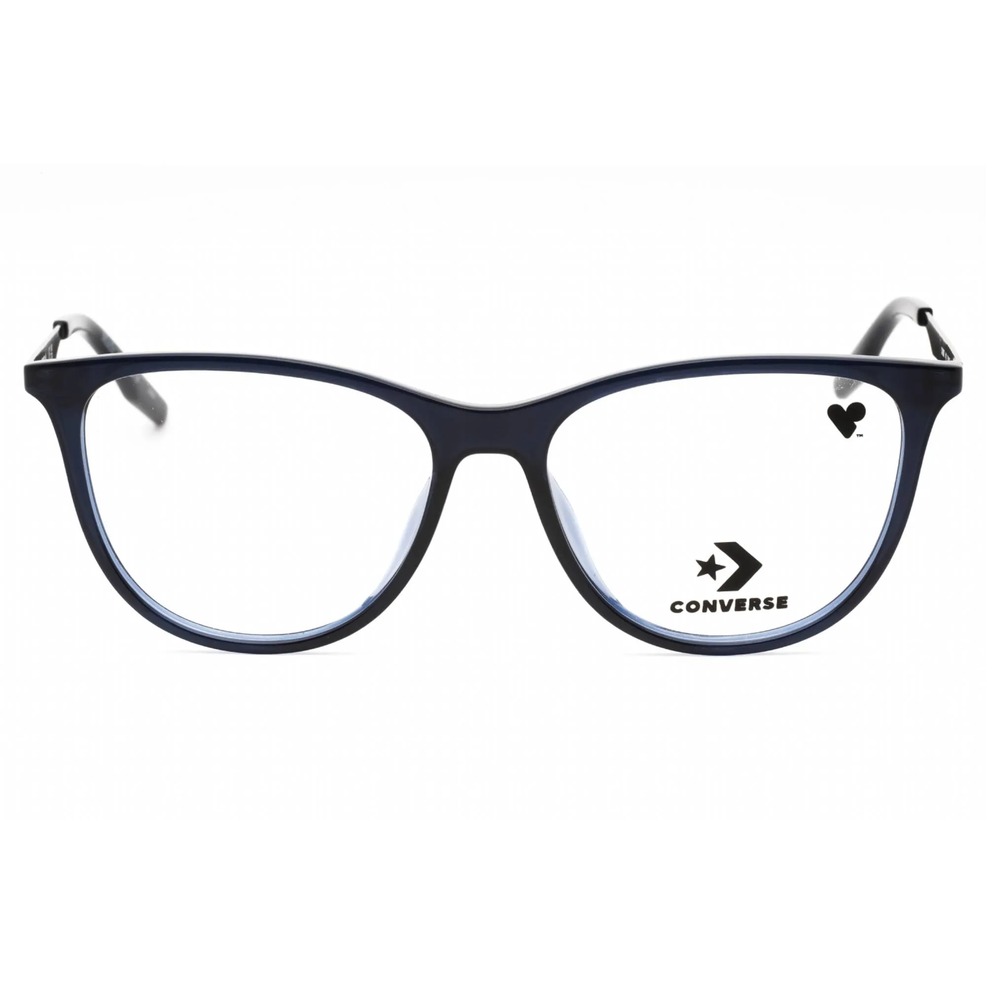 Converse Women's Eyeglasses - Crystal Obsidian Plastic Cat Eye Frame | CV8007 411
