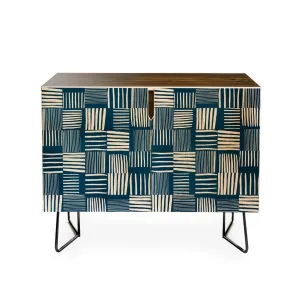 Credenza by The Old Art Studio TORN LINES ABSTRACT PATTERN 04