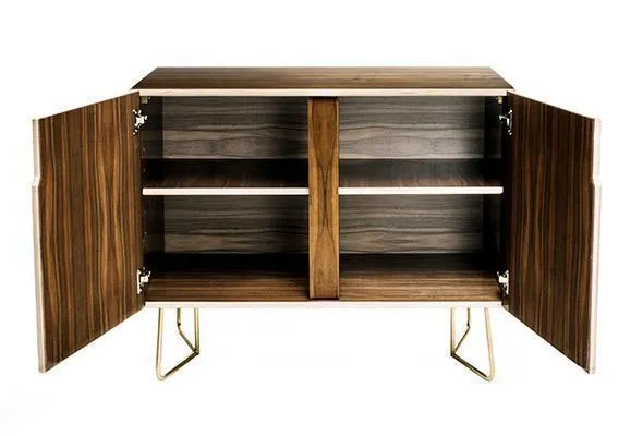 Credenza by The Old Art Studio TORN LINES ABSTRACT PATTERN 04