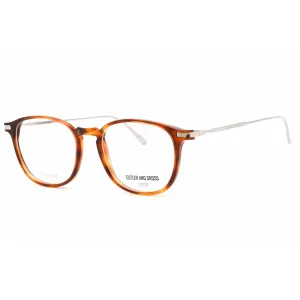 Cutler And Gross Women's Eyeglasses - Tortoiseshell/Brown Rectangular | CG1303V2 004