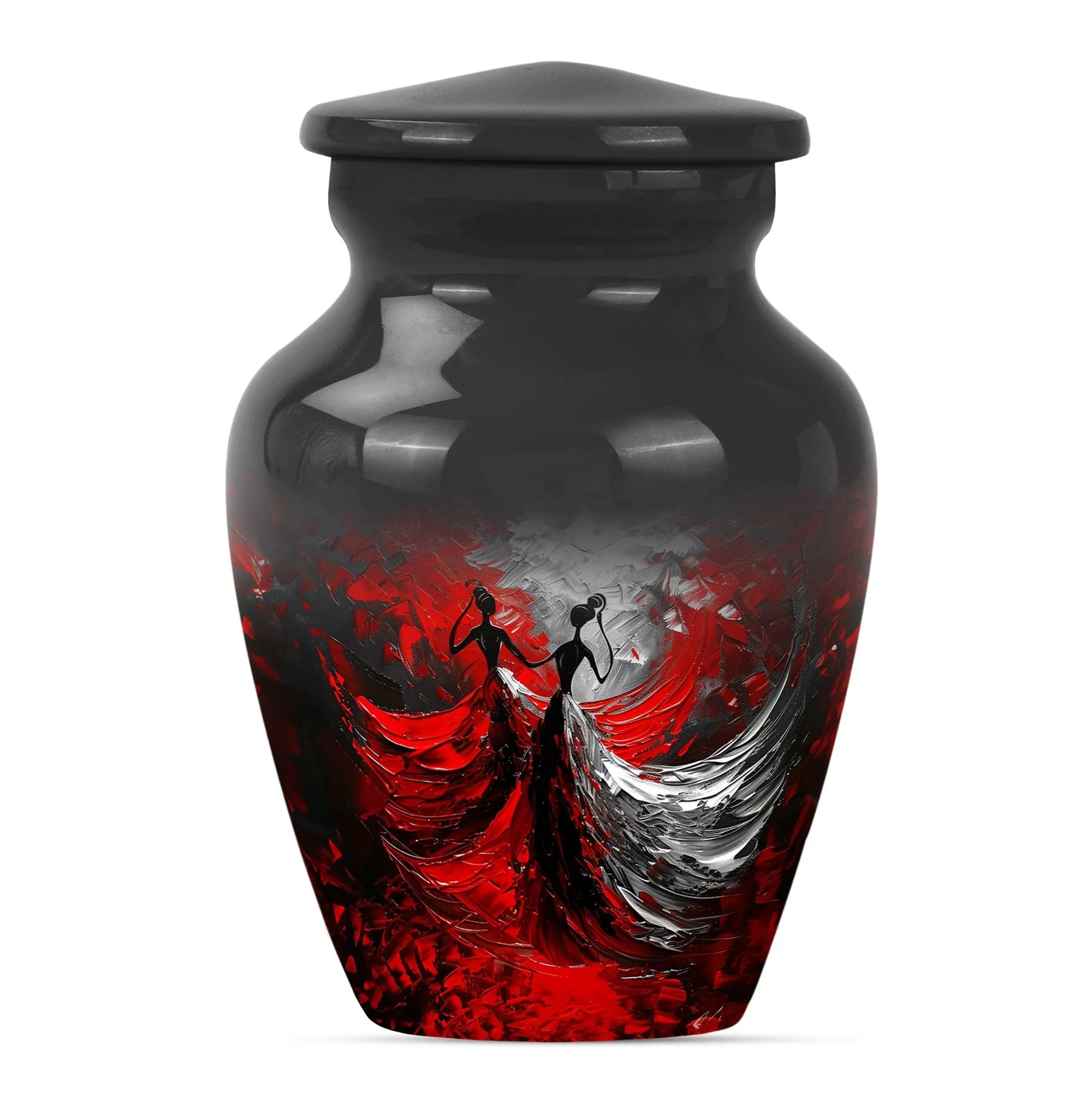 Dancing Rhythm Memorial Large Urn - Unique Urn For Ashes