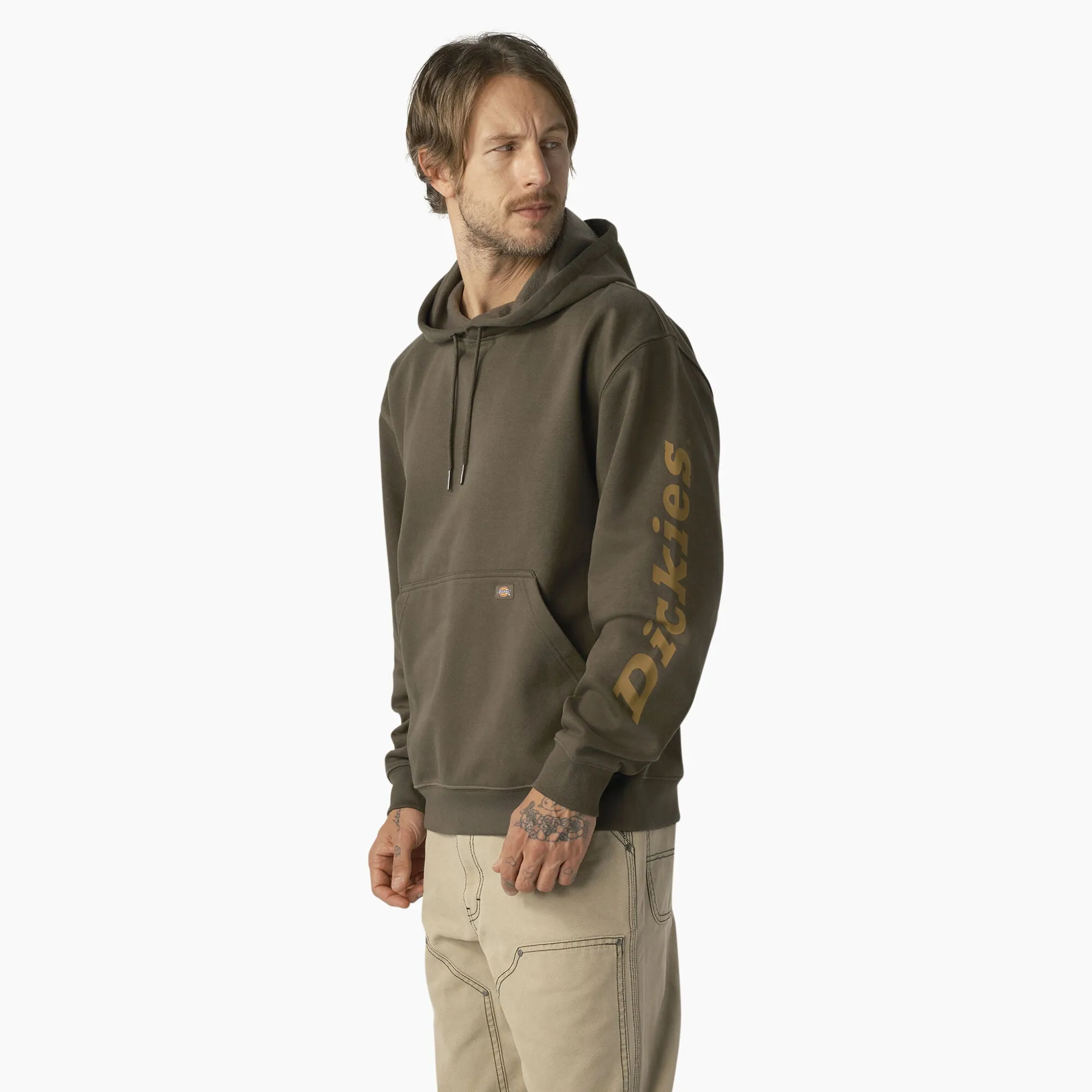 Dickies Men's Water Repellent Sleeve Logo Hoodie