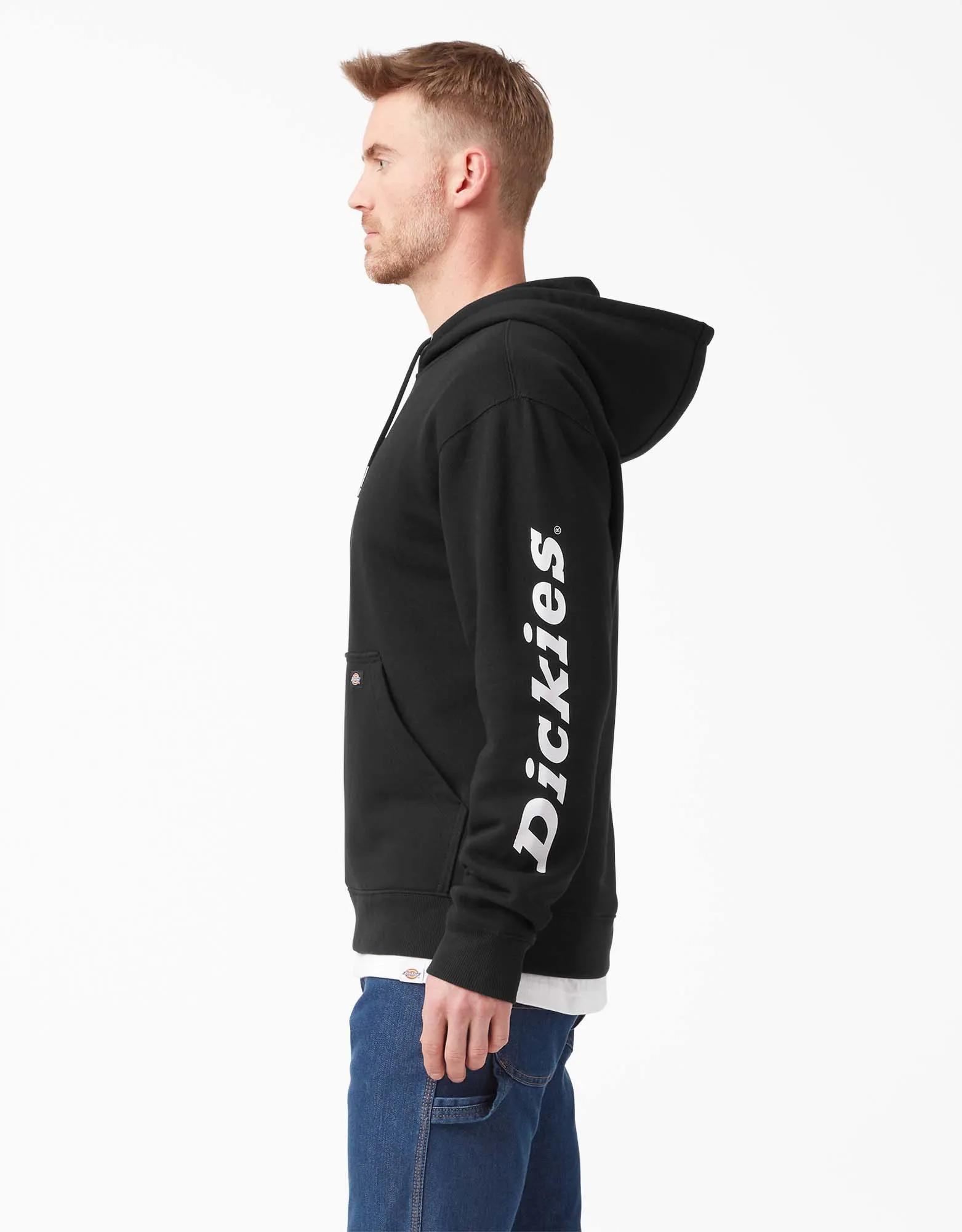 Dickies Men's Water Repellent Sleeve Logo Hoodie