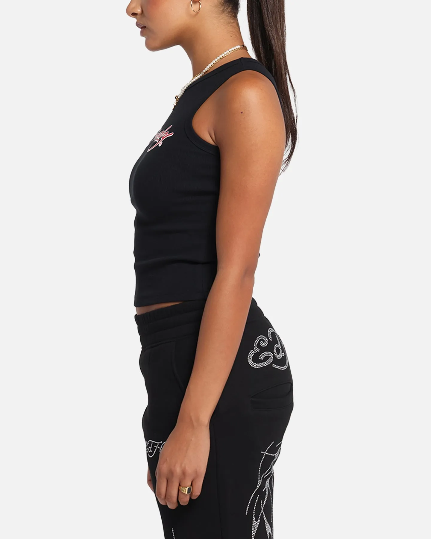 Ed Hardy Women's Tried And True Tank Black