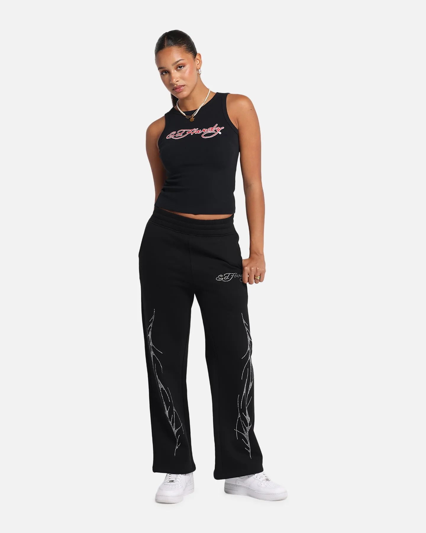 Ed Hardy Women's Tried And True Tank Black